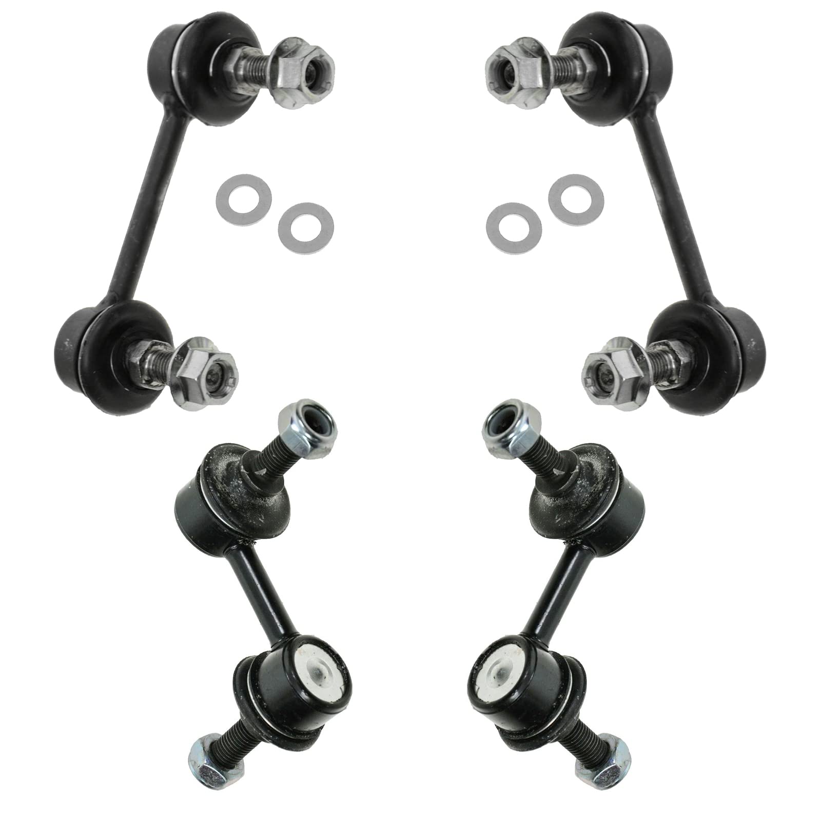 Trq Front & Rear Sway Bar Stabilizer Link Set Compatible With 2005-2009 Subaru Legacy Outback