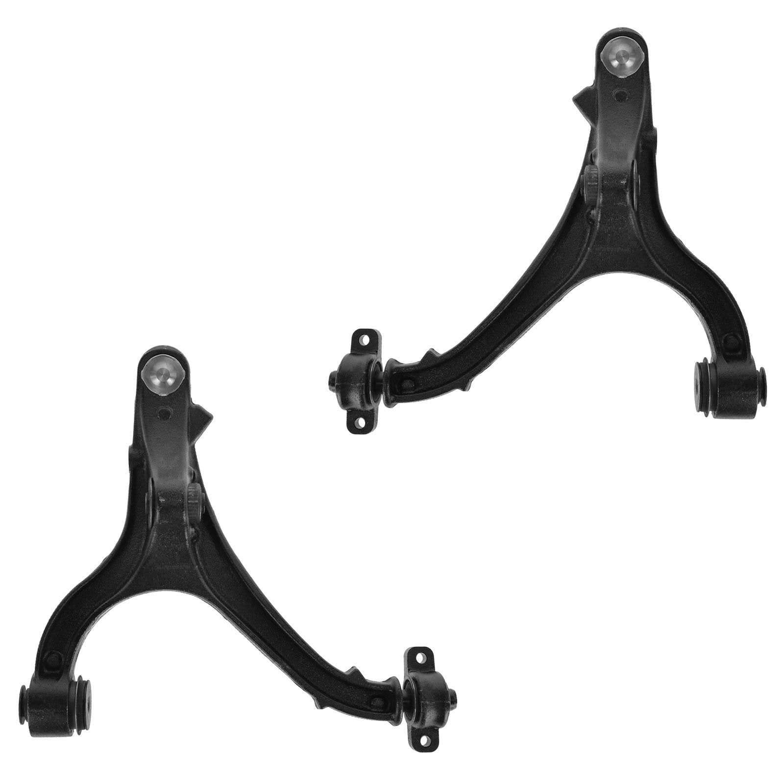 TRQ Front Upper & Lower Control Arm with Ball Joint Set Compatible with 2006-2010 Jeep Commander 2005-2010 Grand Cherokee