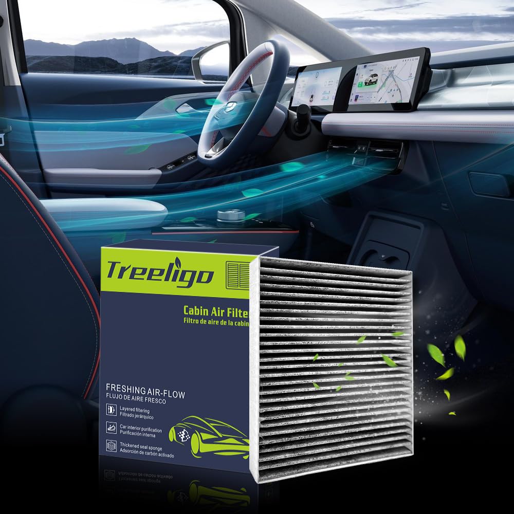 Treeligo Cf10140 Cabin Air Filter Compatible With Nissan Altima, Maxima, Murano, Sentra, For Infiniti Fx35, Fx45, G35, For Mitsu