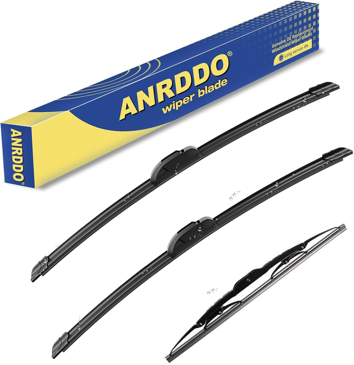 3 Wipers Replacement For Chevrolet Equinox 2018 2019 2020 2021 Original Equipment Windshield Wiper Blades Set 24''+18''+12'' (Se