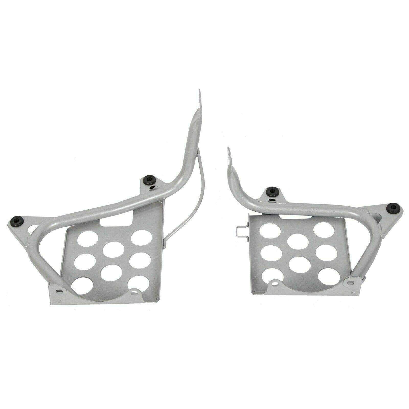 ECOTRIC Heel Guards Compatible with 1990-2006 Yamaha Banshee footrest Stand Black -You May Get Multiple Packages