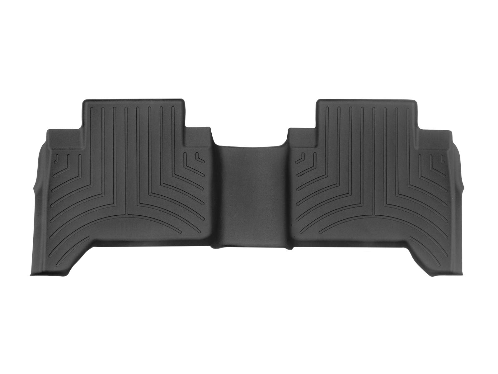 WeatherTech Custom Fit FloorLiners for Toyota Tacoma - 2nd Row (448722), Black