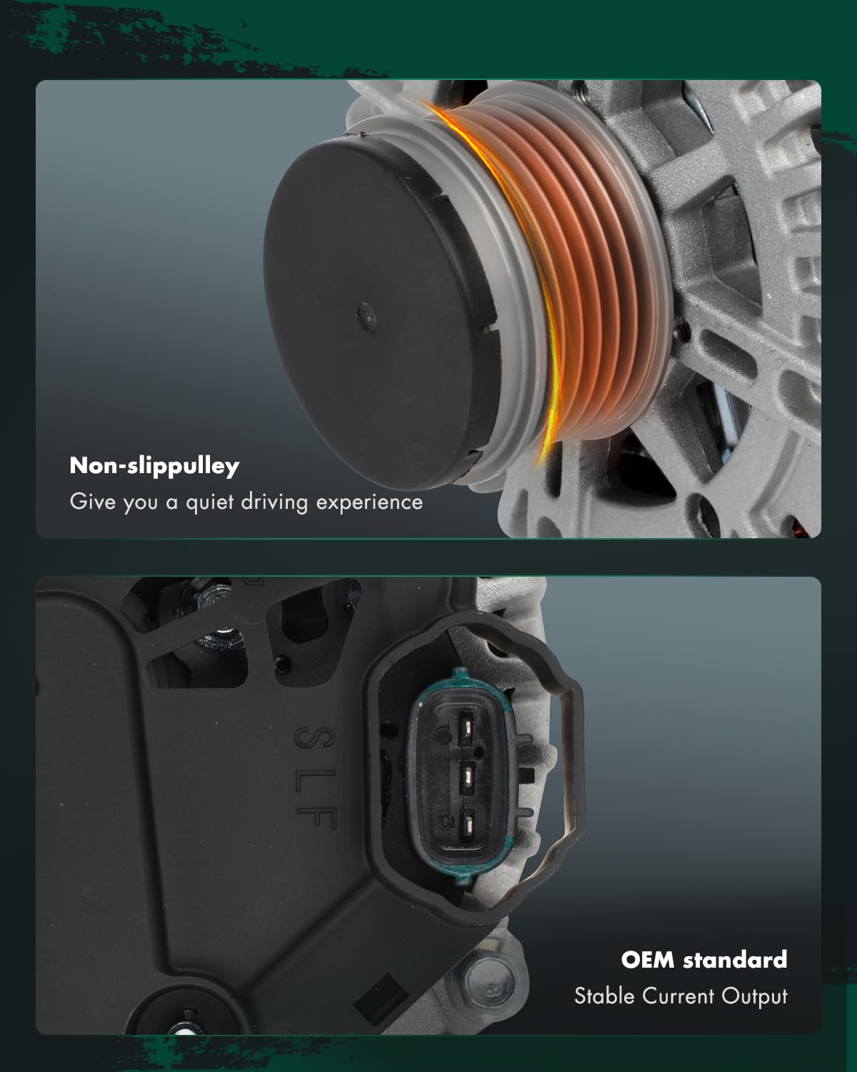 SCITOO Alternator Fits for Hyundai Sonata 2.0L 2011-2014, Santa Fe 2.4L 2010-2012, Fit for Kia Optima 2.0L 2012-2013, for Sorent