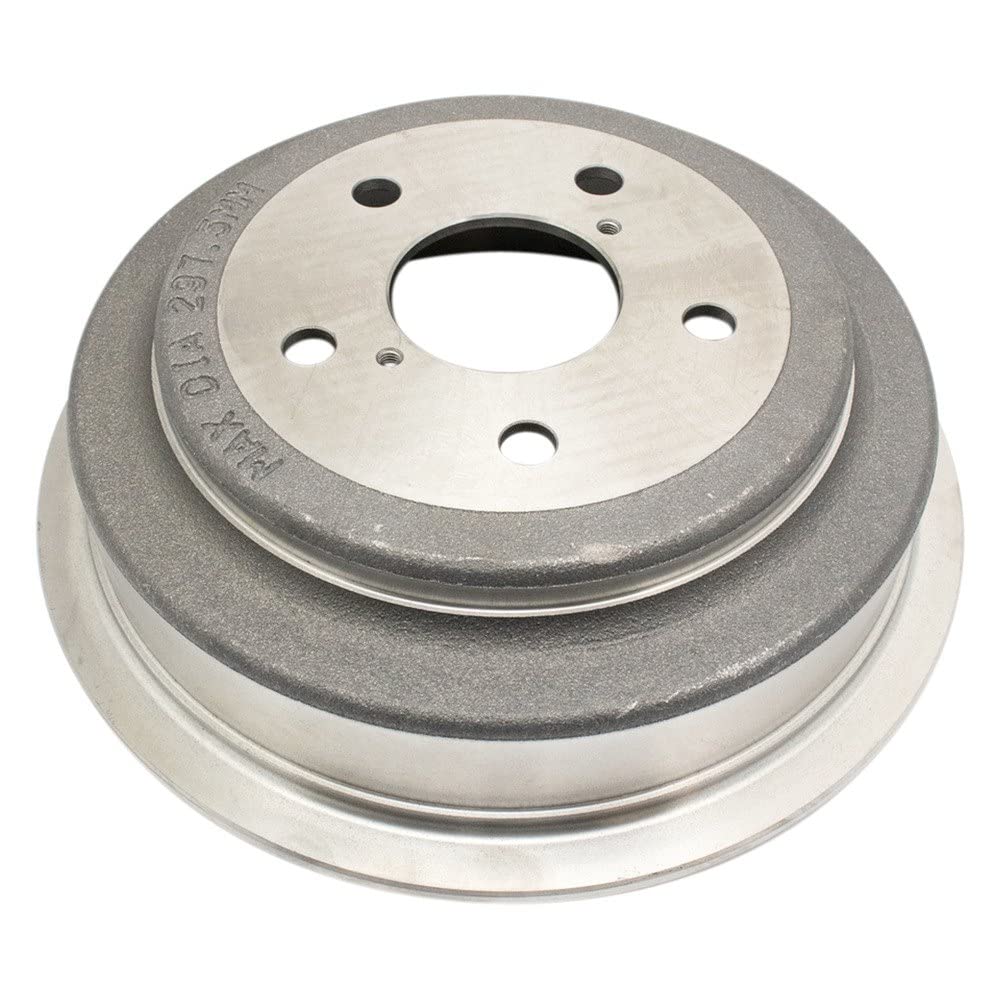 Trq Rear Brake Drum Pair Set Compatible With 2005-2010 Dodge Dakota / 2011 Ram Dakota / 2006-2009 Mitsubishi Raider