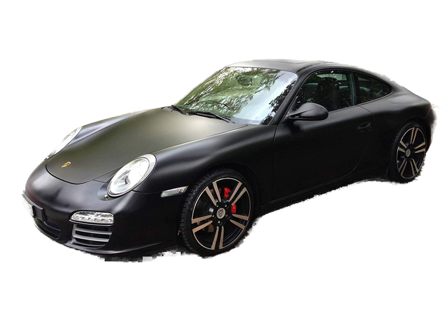 Vvivid Matte Black Vinyl Wrap Adhesive Film Air Release Decal Sheet (15Ft X 5Ft)