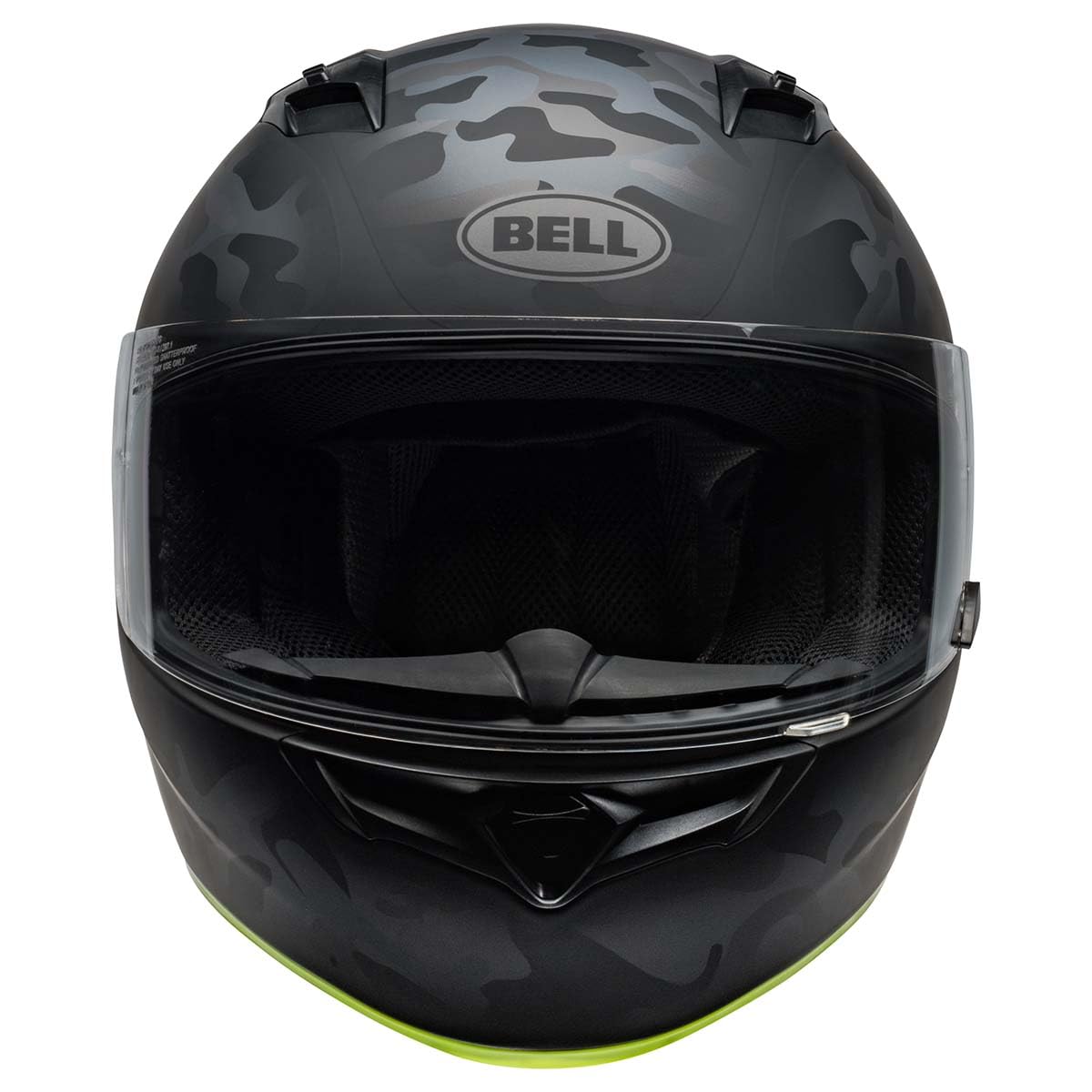 Bell Qualifier Full-Face Motorcycle Helmet (Matte Stealth Hi-Vis/Camo - Small)