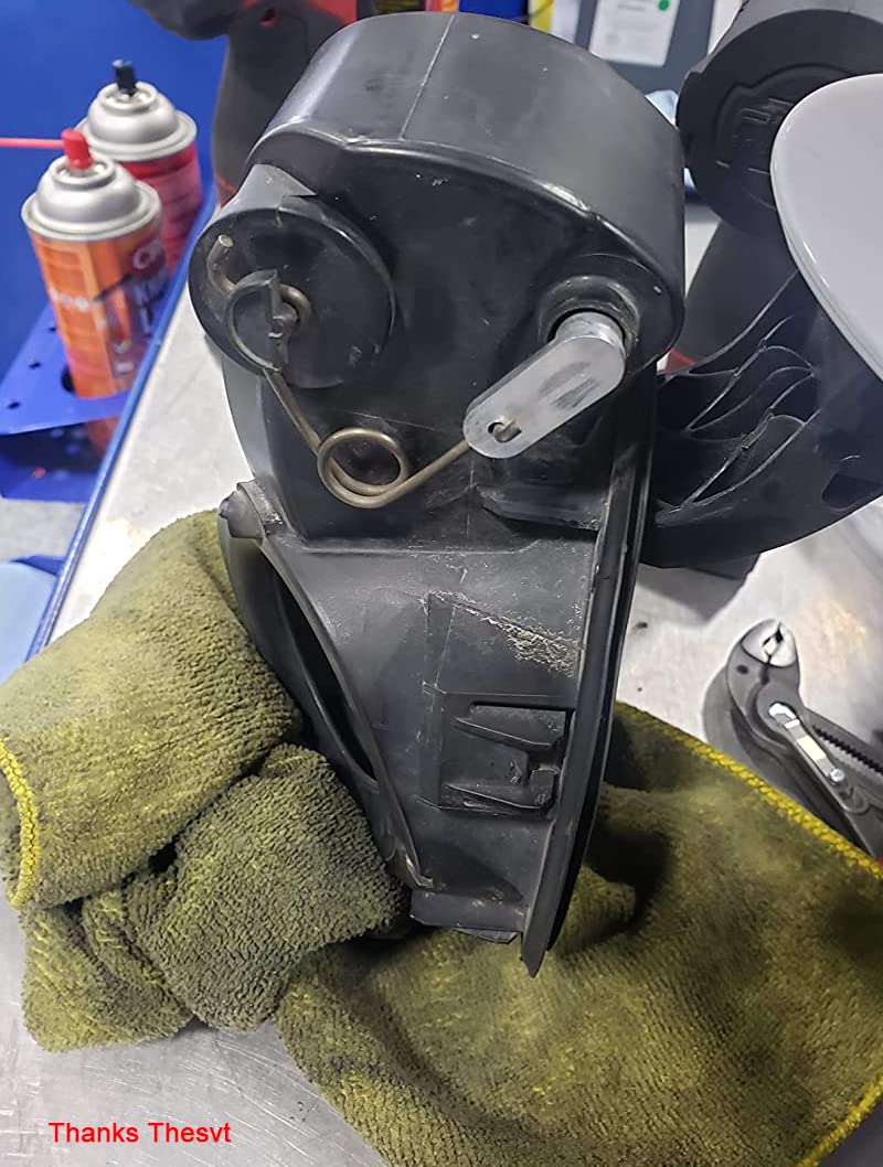 Autoacc Fuel Door Permanent Repair Hinge Latch Kit For 2009-2020 F150, 2011-2019 Edge Explorer Loose Gas Cap Fix (Redesigned, Me