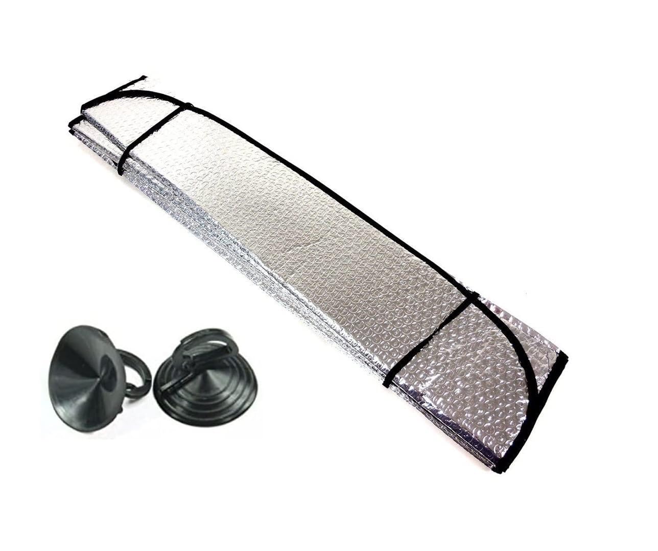 AADDISH Car Front/Rear Foldable Silver Foil Sunshade UV Protection Curtain Film Compatible with Hyundai Nexo