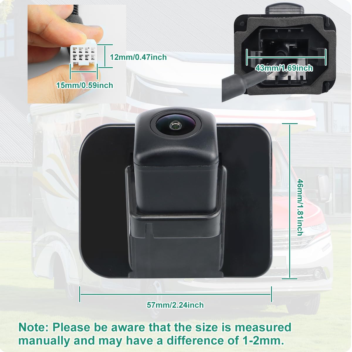 39530-T2A-A31 Oe Backup Camera Replacement For Honda Accord Sedan 2014-2017, Greenyi Reverse Rear Park Assist Camera Replaces 39