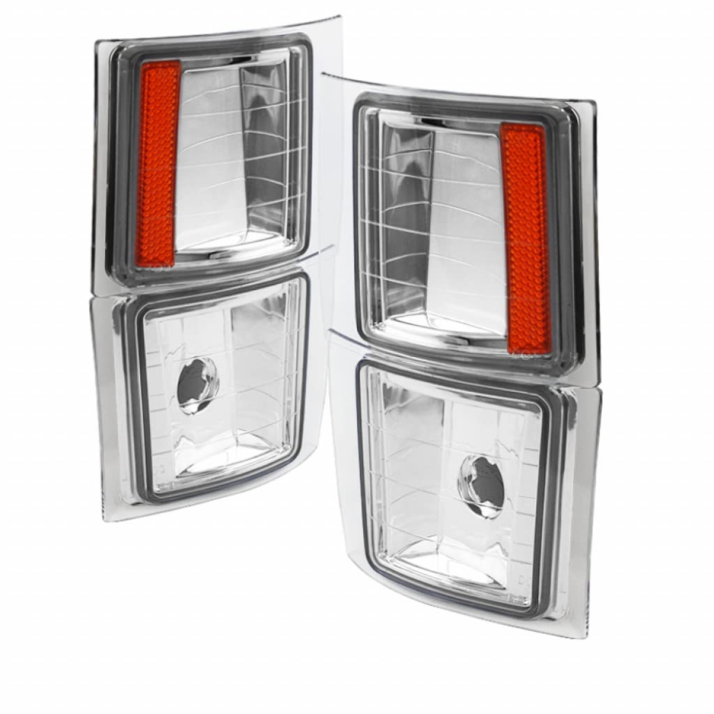 Xtune For Chevy C1500/C2500 Suburban 1994-1998 4 Pcs Corner Lights Pair Chrome | 5064424