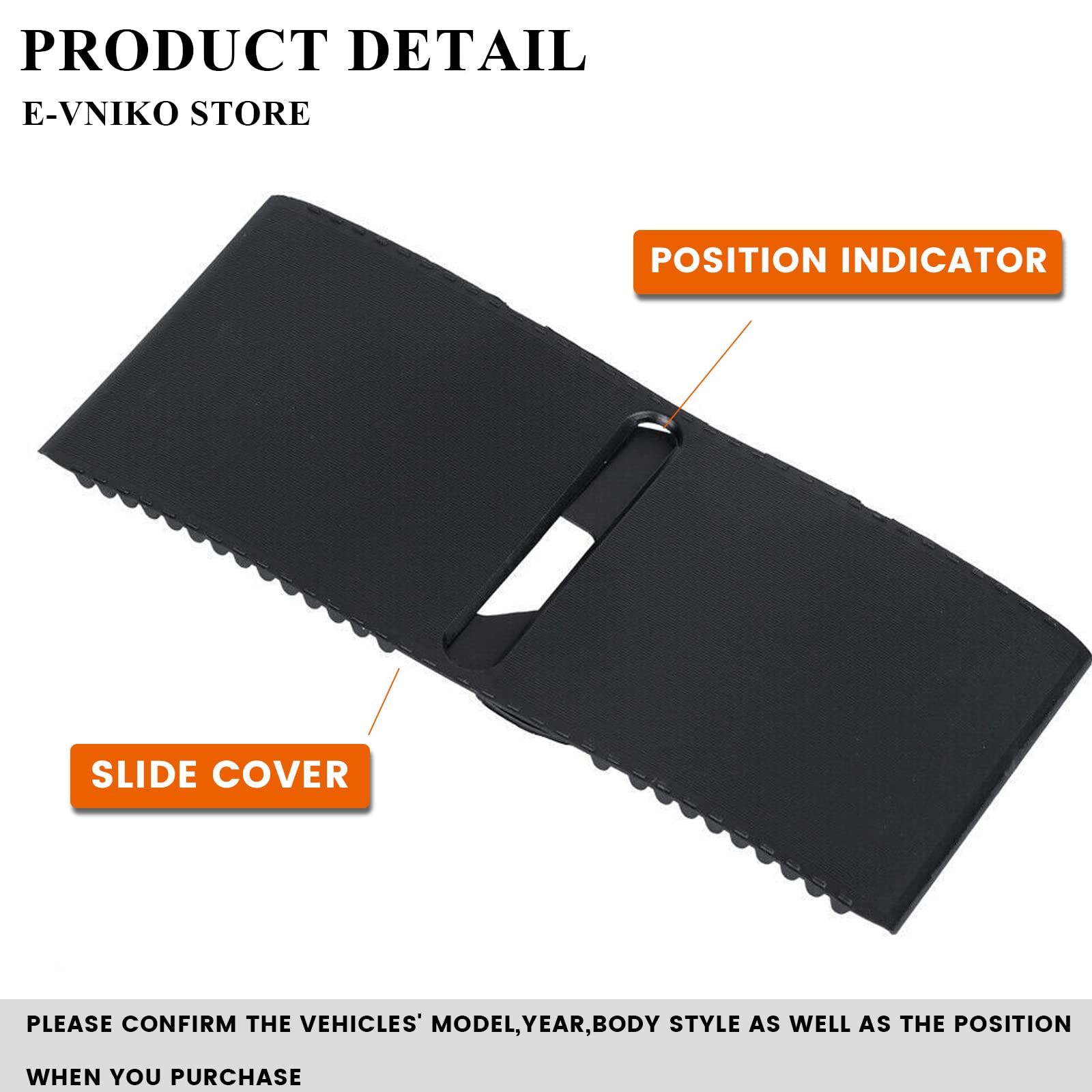 E-Vniko Shift Slider Center Console Slide Cover Compatible for Lexus IS250 IS350 2005-2013 Replace Gear Shift Position Slide Cov