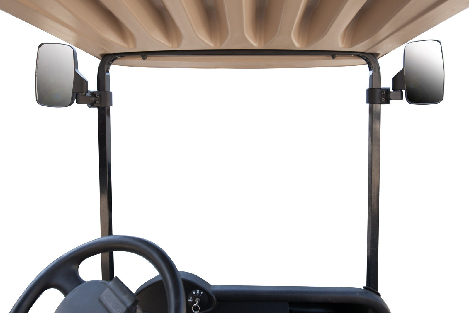 OxGord UTV Rear View Side Mirrors Shatter-Proof, Universal Best for 1.6'' - 2'' Roll Cage Bar, Adjustable Arm - High Impact Temp