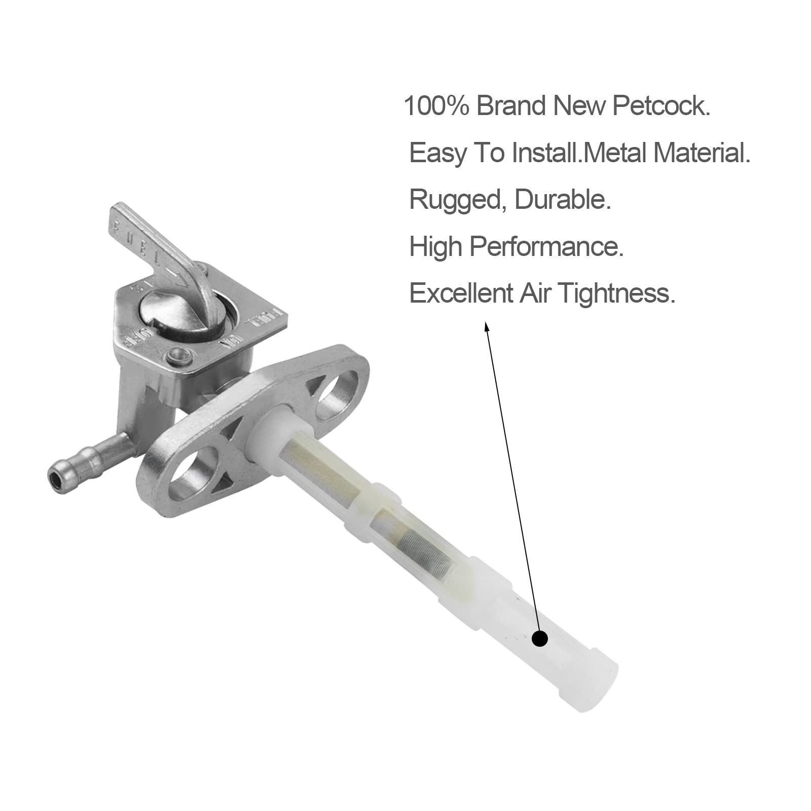 FLYPIG Fuel Valve Petcock Tank Switch Valve for Honda CRF50 XR 50 50R 70R 80R CRF 70F 80F 100F 150F 230F Replace 16960-GEL-701