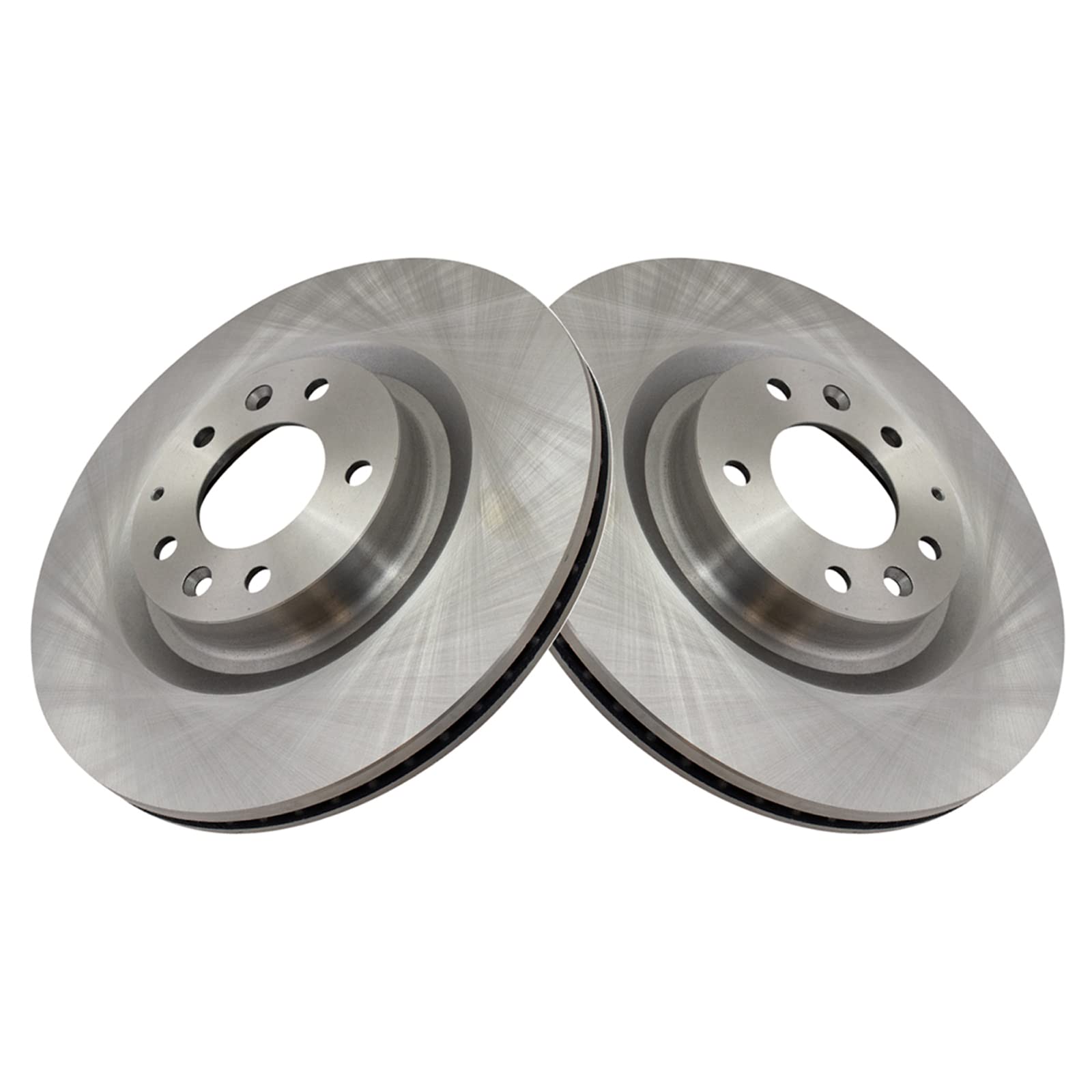 Trq Front Brake Rotors Set Vented Compatible With 2004-2011 Mazda Rx-8