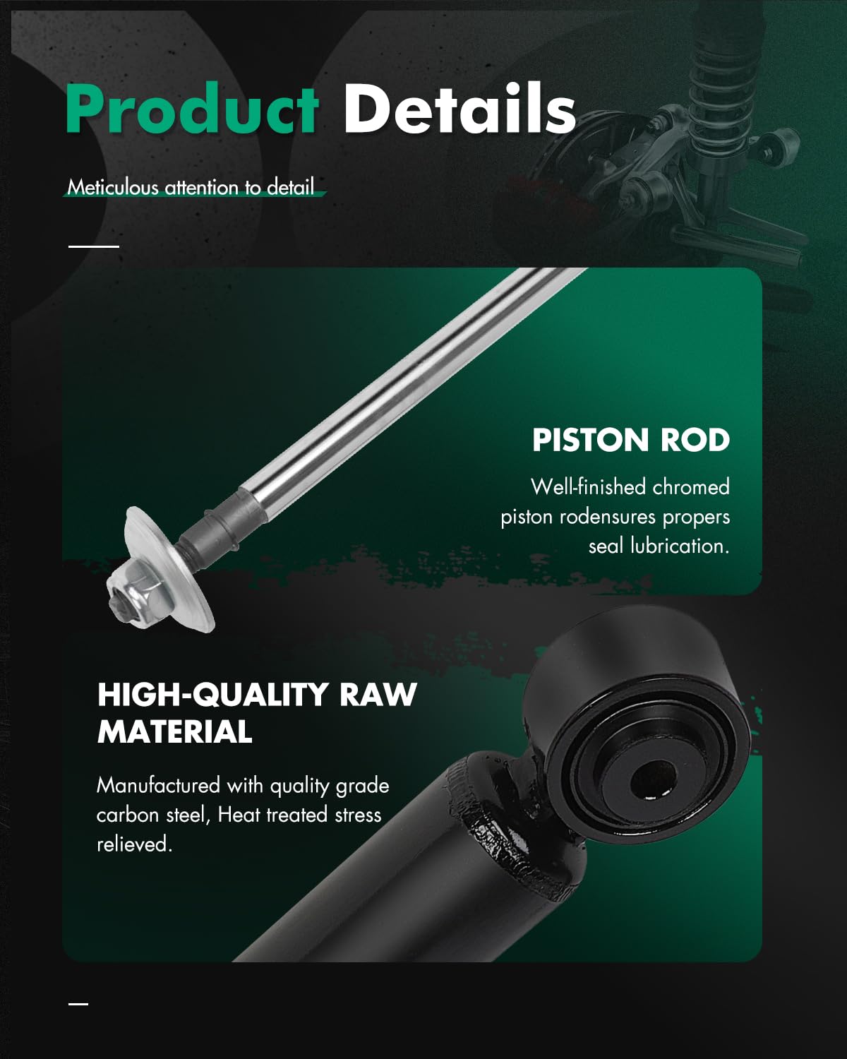 Shocks Absorbers,Scitoo Rear Gas Struts Shock Absorber Fit For 2000 2001 2002 2003 2004 2005 2006 2007 2008 2009 2010 For Volksw