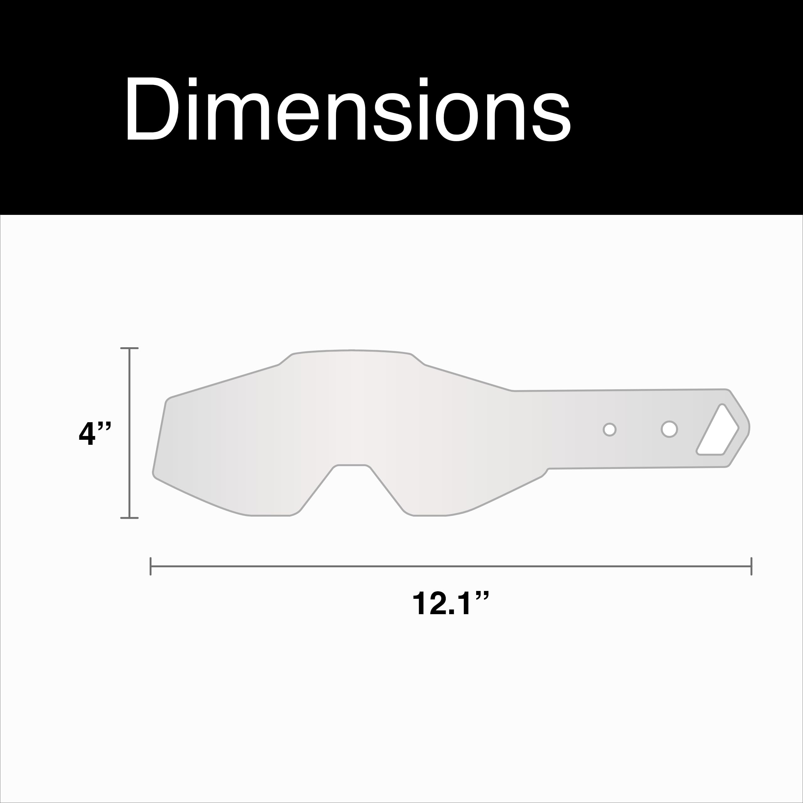 100% Armega Standard Tear-Offs 20 Pk