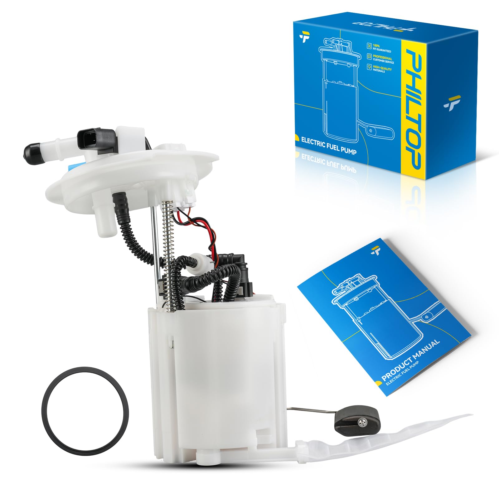 PHILTOP FG1561 Electric Fuel Pump Assembly Fit for Sonata 2011-2014 2.0T, Optima 2013-2015 2.0T, Electric Fuel Pump Module Assem