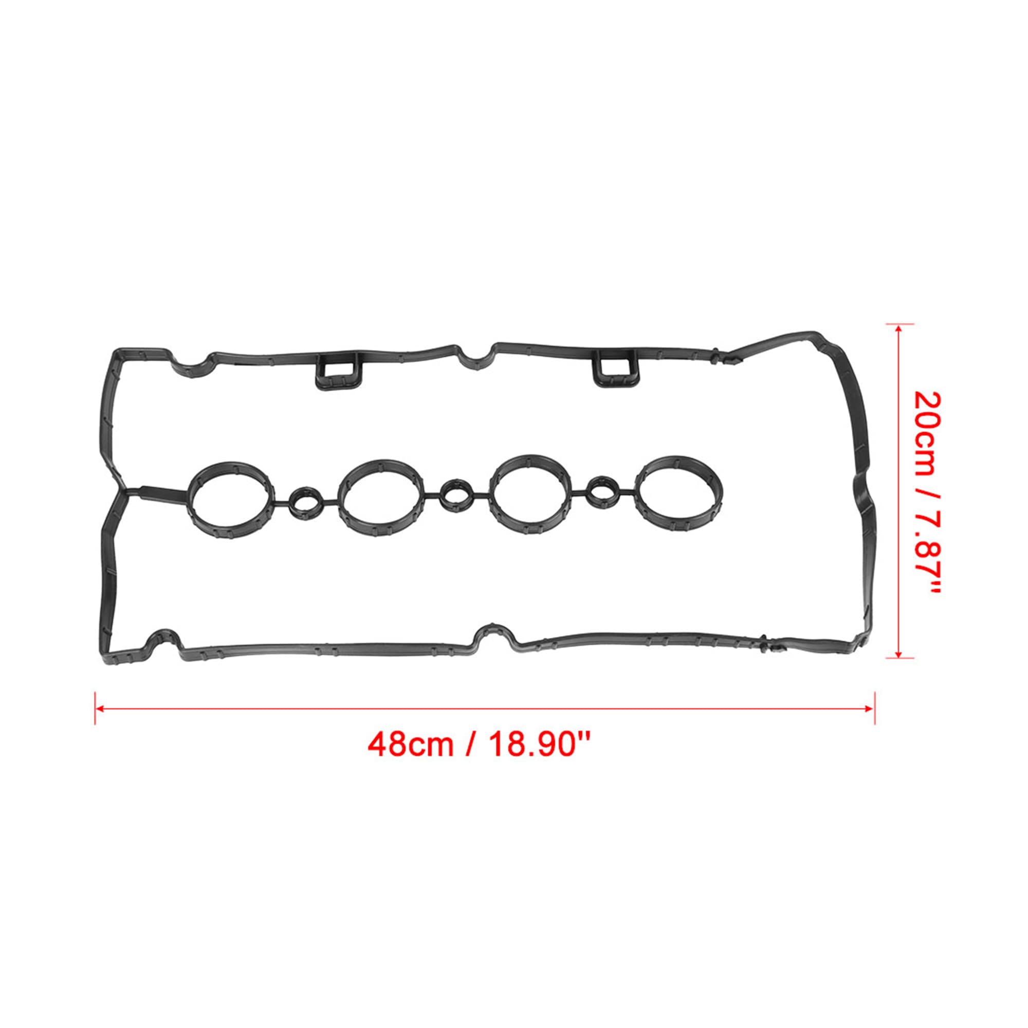 X Autohaux Engine Valve Cover Cylinder Head Gasket 55354237 Vs50779R For Chevy Cruze 1.8L 2011-2015 For Chevy Aveo 1.6L 2009-2011 For Chevy Sonic 1.8L 2012-2018