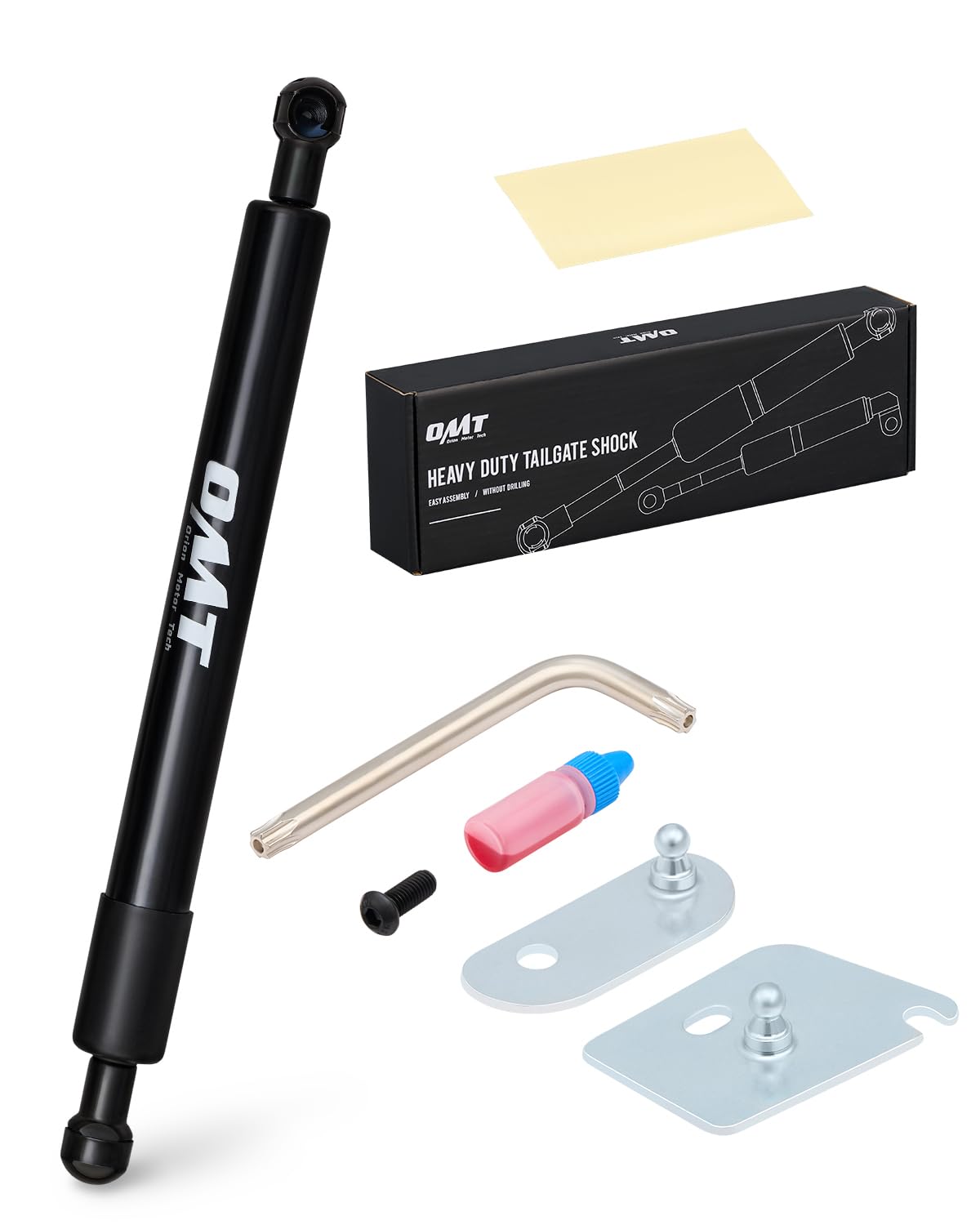 Orion Motor Tech Tailgate Assist for 15-23 Ford F150, Silver Lift Shock Accessory, Truck Tailgate Support System