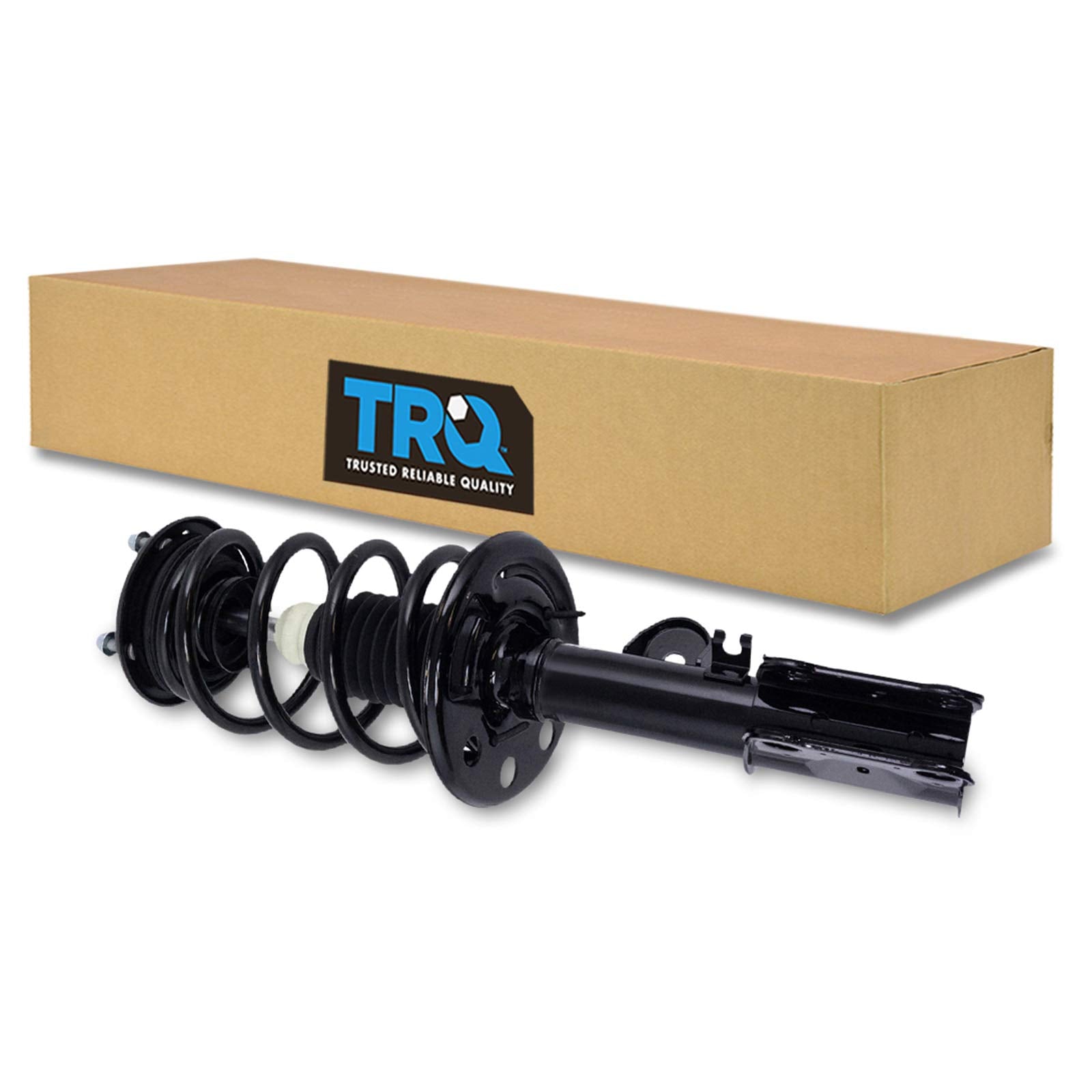 Trq Front Left Complete Strut & Coil Spring Assembly Drivers Side Compatible With 2013-2019 Ford Police Interceptor Sedan 2014-2