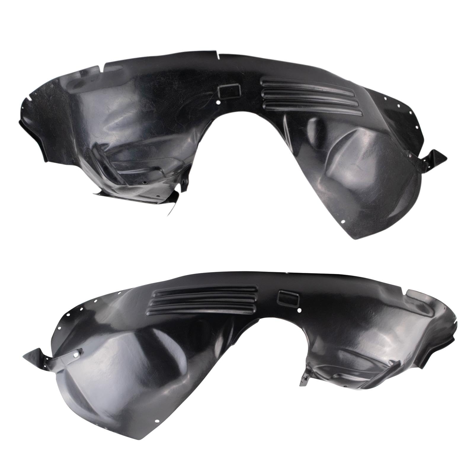 Trq Inner Fender Liner Set Compatible With 2009-2012 Lincoln Mks Fo1248140 Fo1249140