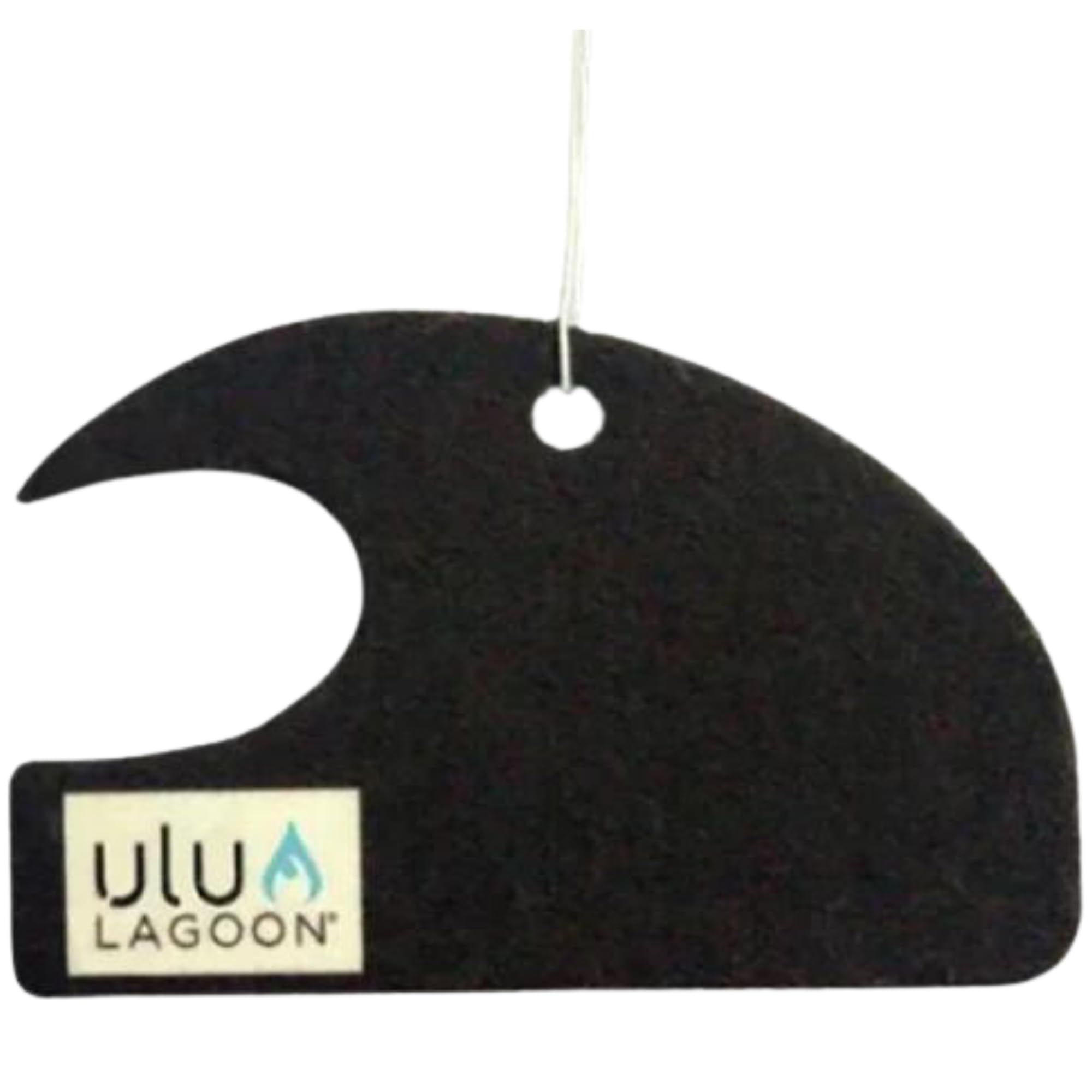 Ulu Lagoon Coconut Surf Wax Scent Mini Wave Air Freshener (Black)
