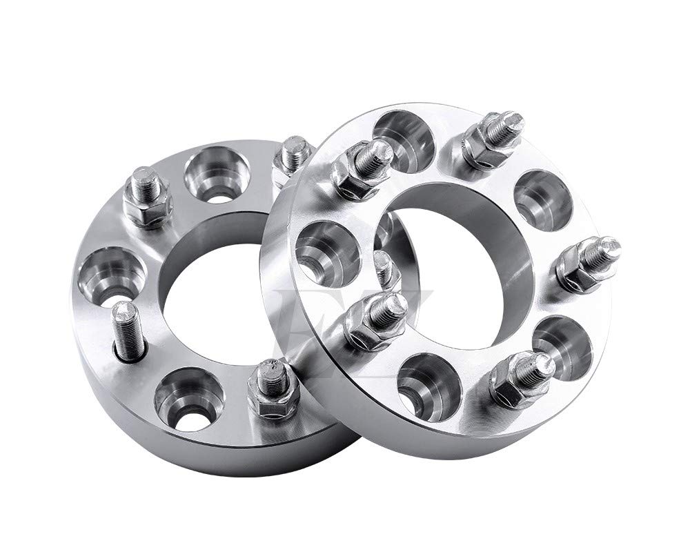 Ezaccessory 2 Wheel Adapters 5X4.5 To 5X4.5 (5X114.3 To 5X114.3) Thickness 2 Inch - 1/2'' Studs