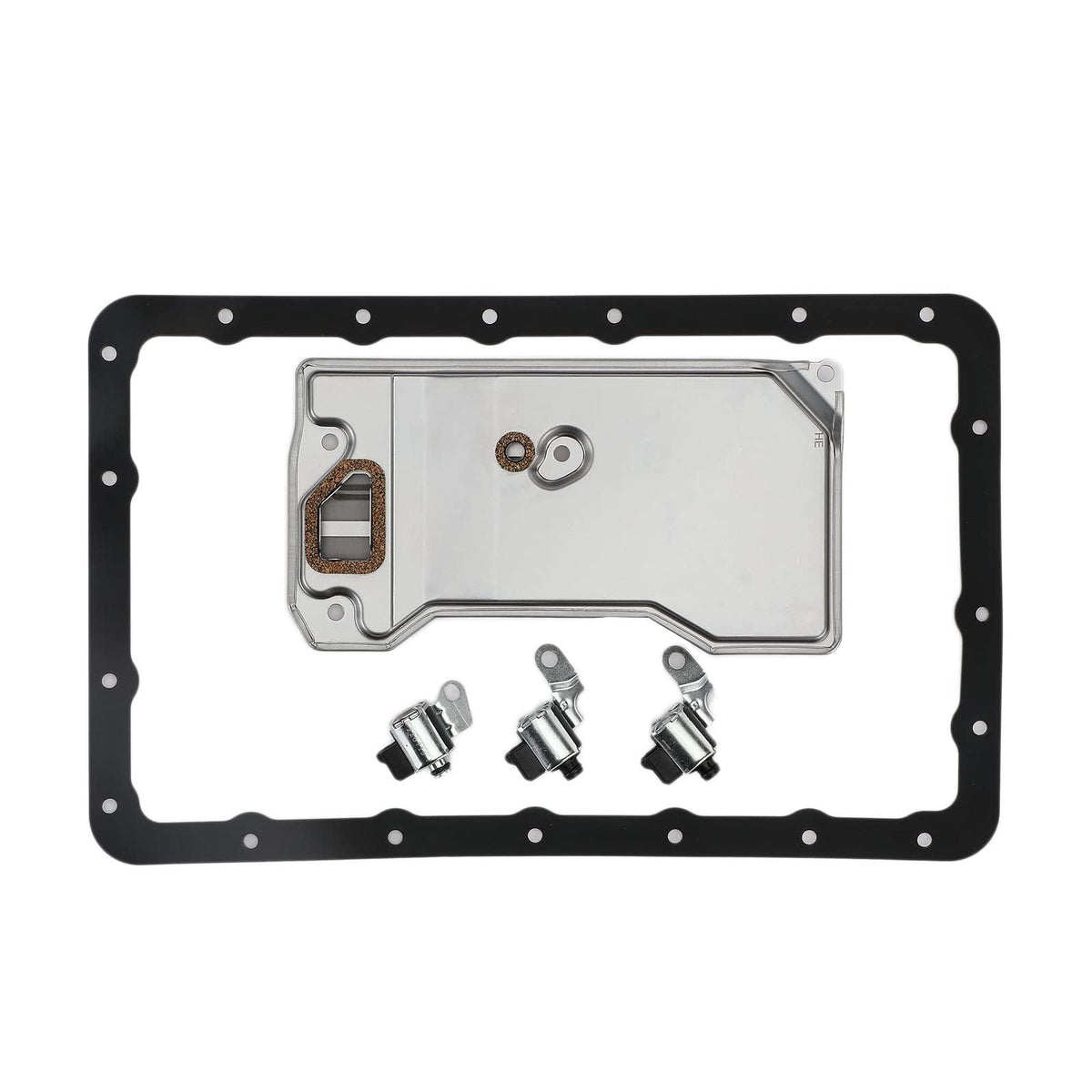 A-Premium AW4 A340 TCC Lock Up Shift Transmission Solenoid Service Filter Kit Compatible with Jeep Cherokee 1987-2001, Wagoneer 