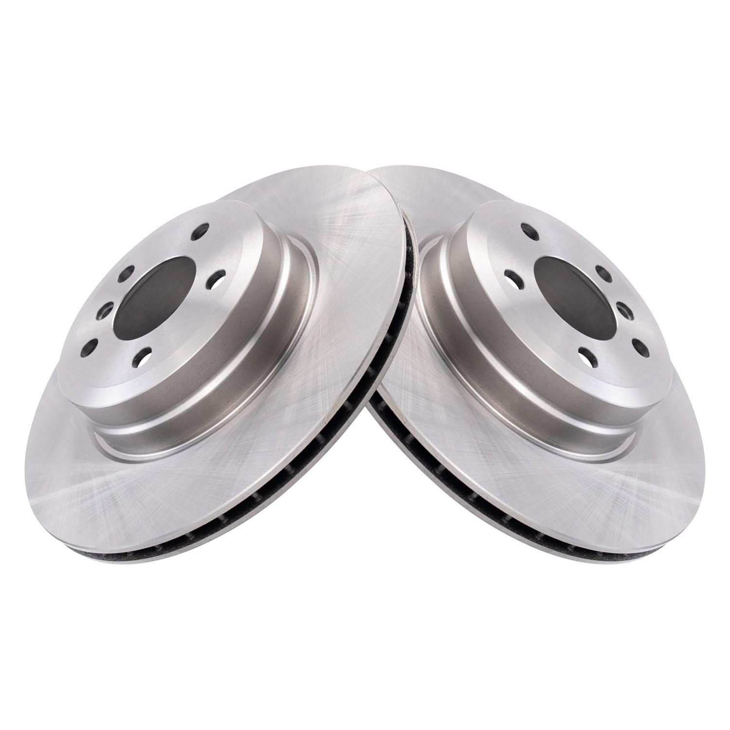 Trq Rear Brake Rotors Set Compatible With 2007-2018 Bmw X5 2008-2019 X6