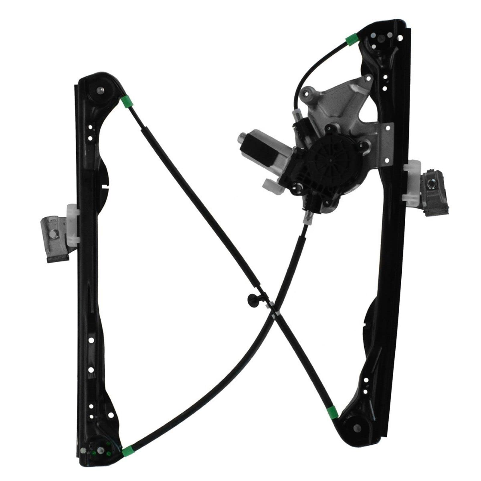 Trq Front Right Power Window Regulator & Motor Assembly Passenger Side Compatible With 2000-2007 Ford Focus Fo1351132