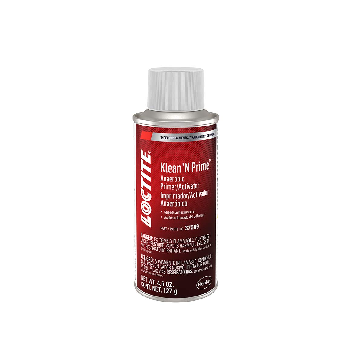 Loctite 7649 Klean N Prime: Activator for Anaerobic Adhesives, Decrease Cure Time, Low Temperature, for Inactive Surfaces, Long 