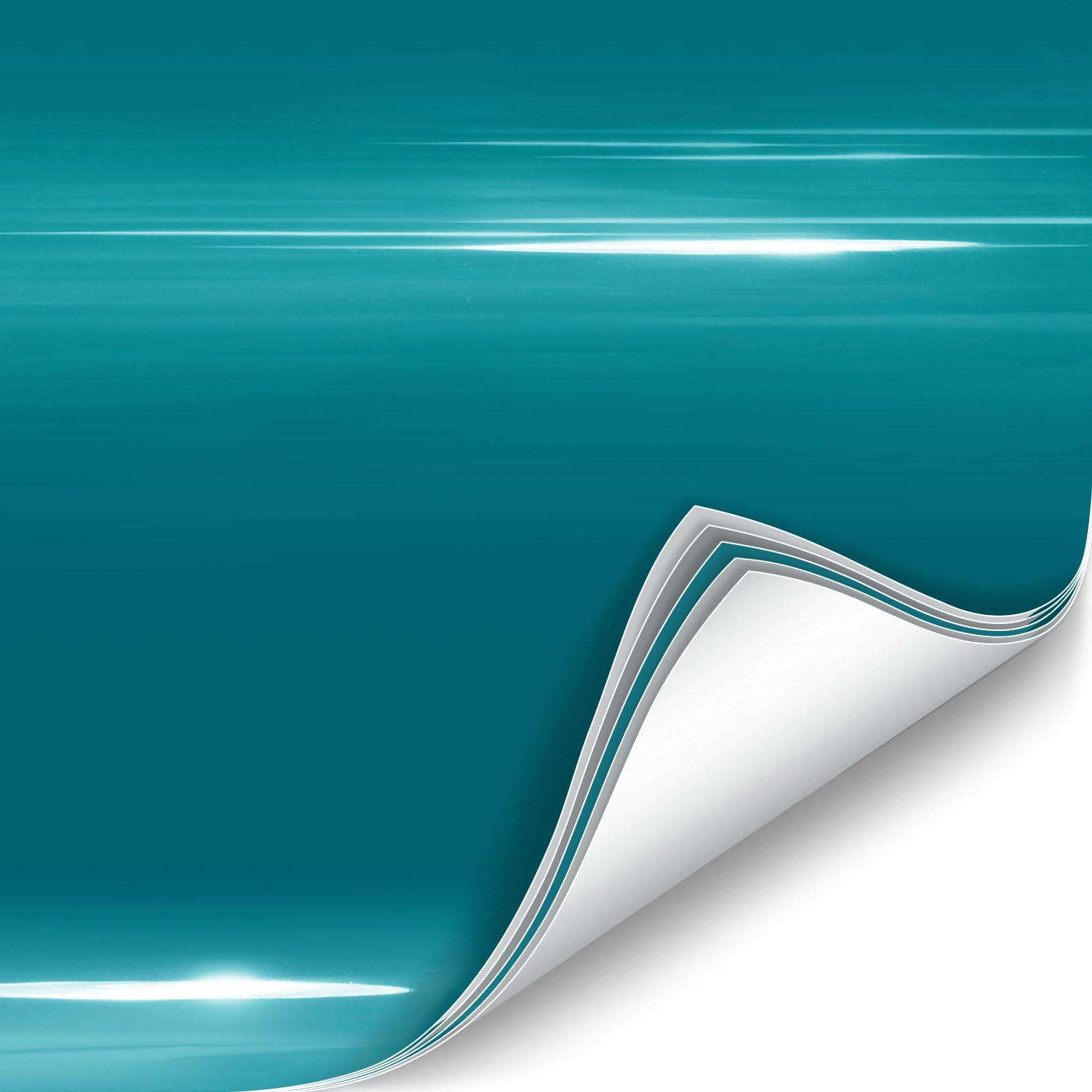 Colorfusion Ppf By Vvivid, Gloss Miami Lagoon Blue Dry Apply Ppf Vinyl Car Wrap Roll 20Ft X 5Ft