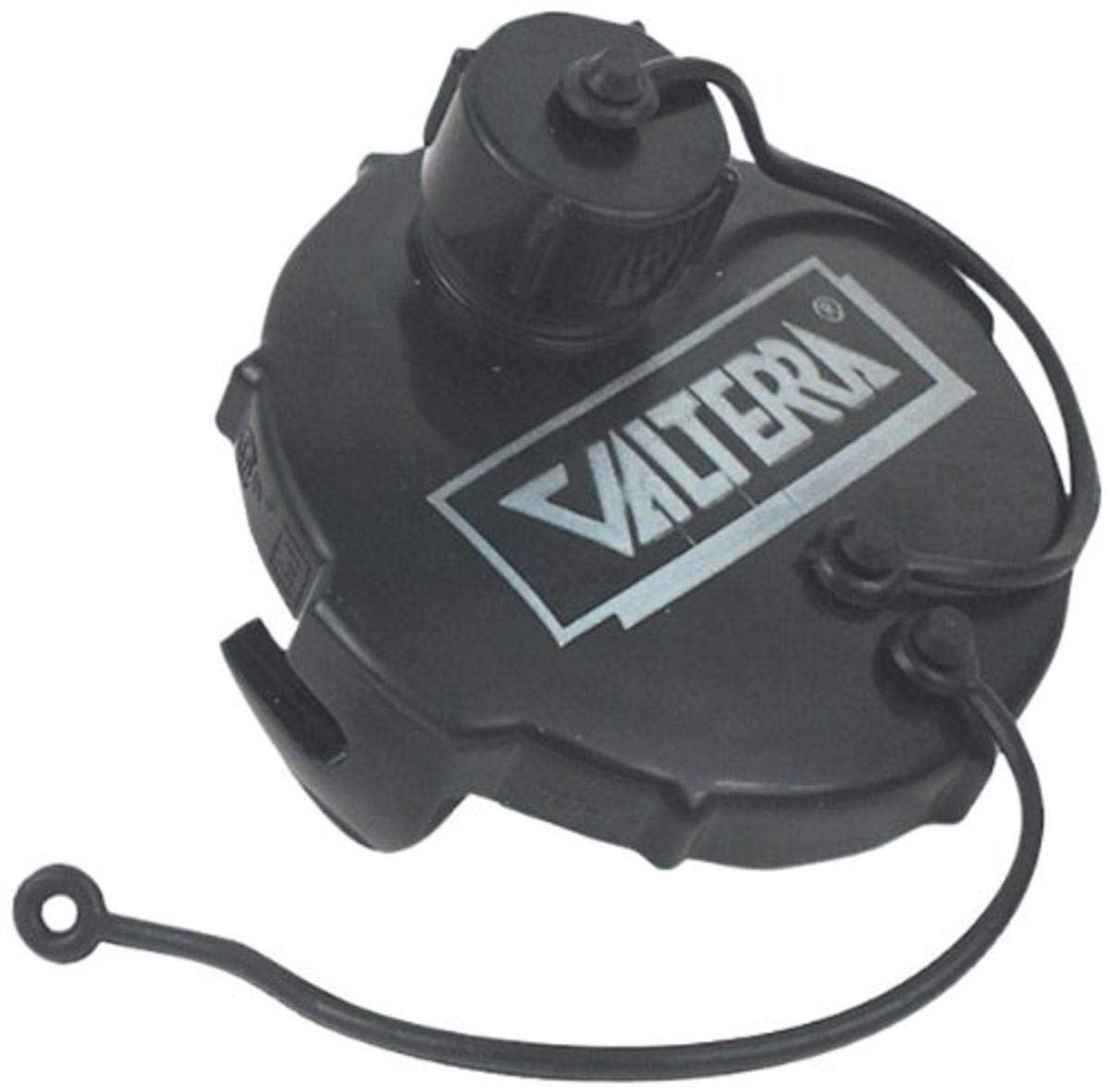 Valterra T1020-1VP Waste Valve Cap - 3'' with Capped 3/4'' GHT, Black (Carded)