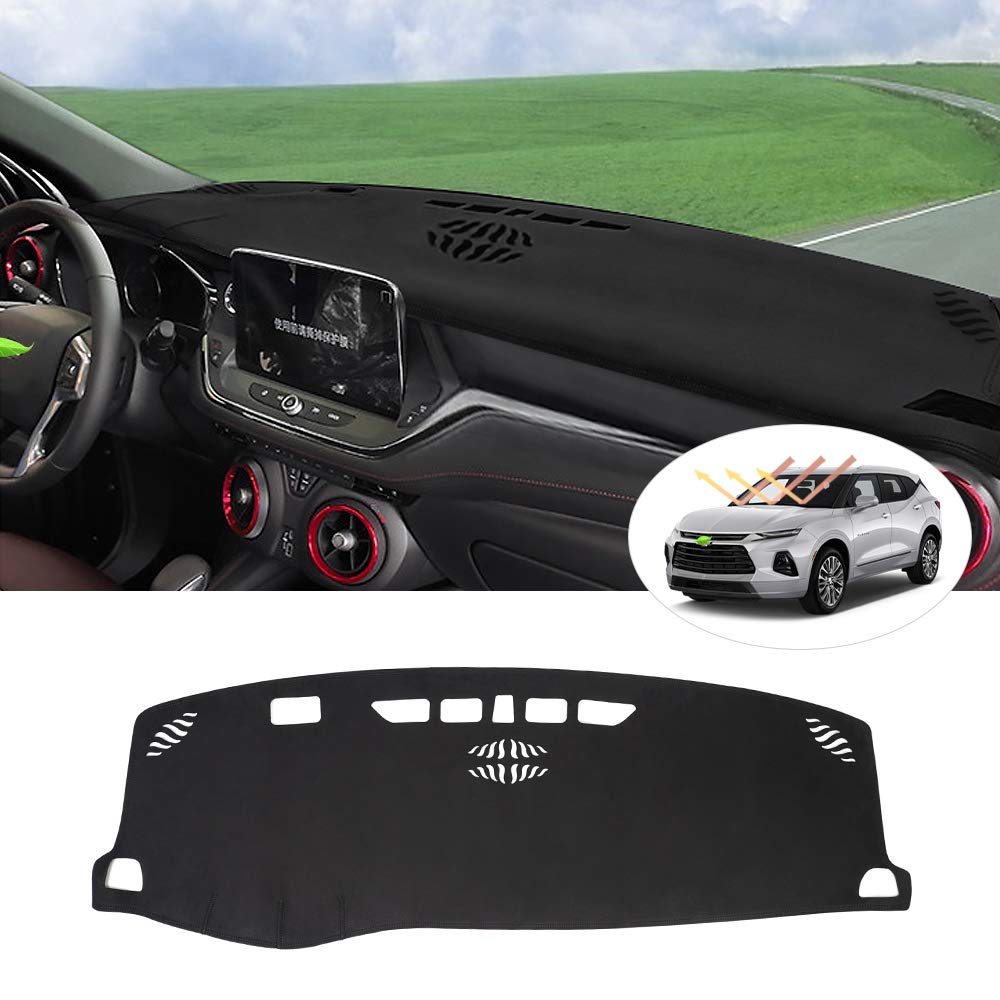 Autorder Dashboard Cover Mat for 2019-2026 Chevy/Chevrolet Blazer Accessories Dash Cover Flannel Dash Mat Sunshade Glare UV Rays