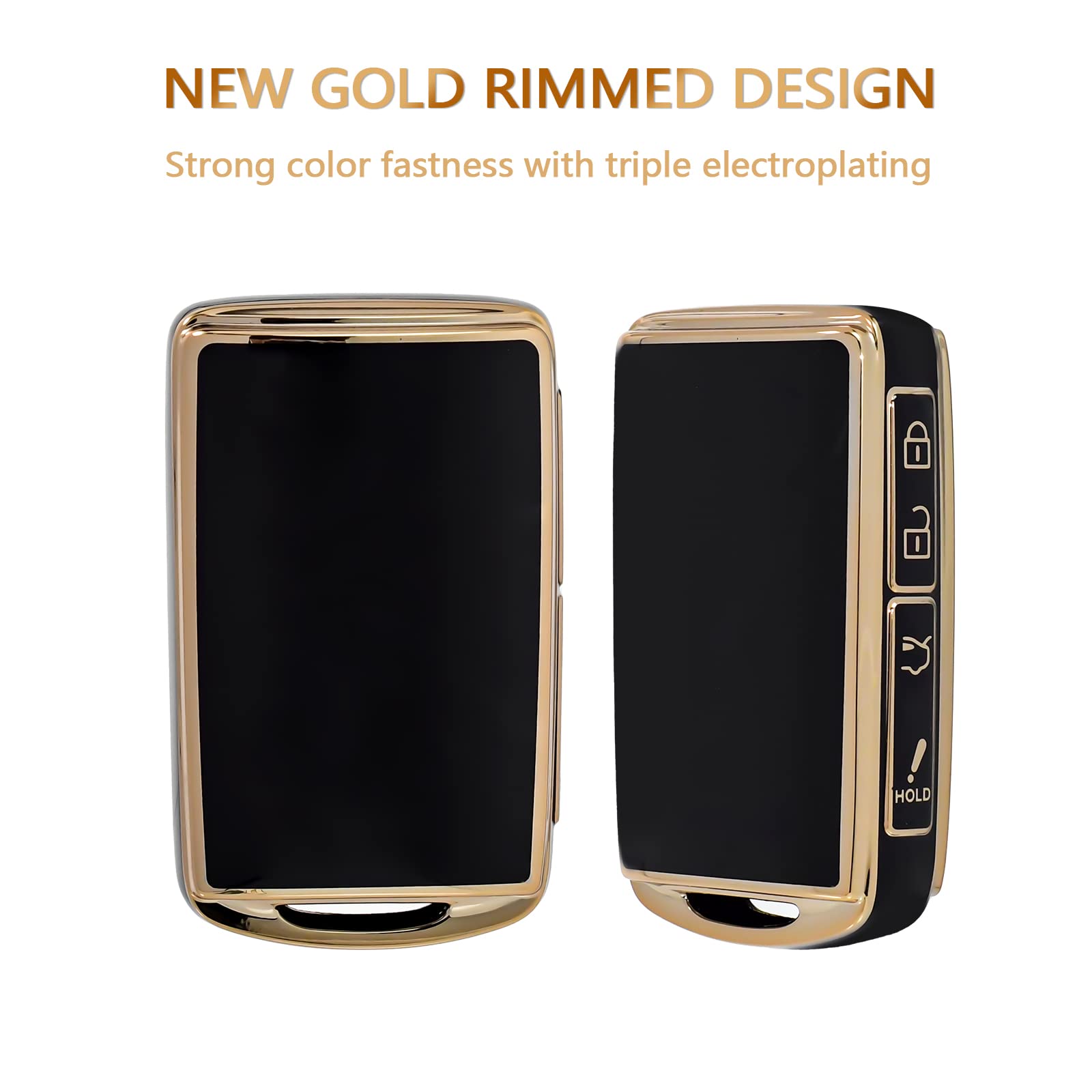 OFFCURVE Key Fob Cover for Mazda, Special Car Key Case Compatible with 2019 2020 2021 2022 Mazda 6 3 Hatchback CX30 CX5 CX9 CX10