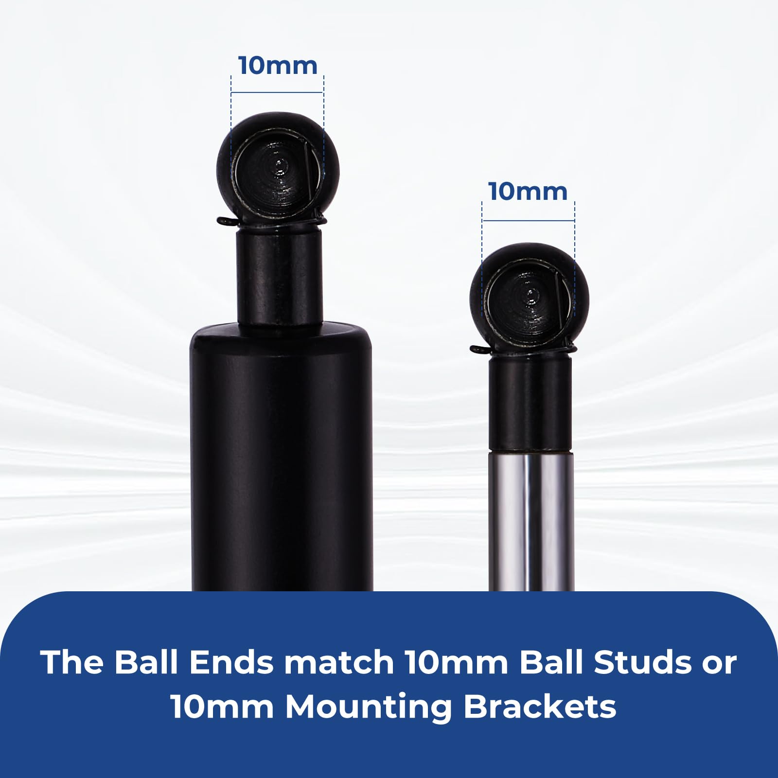 Arana Ml24-60 Gas Struts 36 Inch 60Lbs Lift Support, 36 '' Gas Springs Shocks For Tonneau Cover Truck Bed Cover Trailer Lid Camp