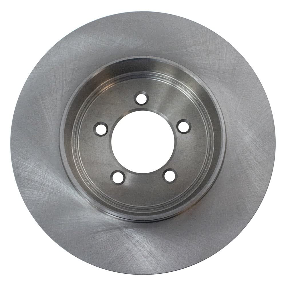 Trq Rear Brake Rotors Set Solid Compatible With 2003-2005 Lincoln Aviator
