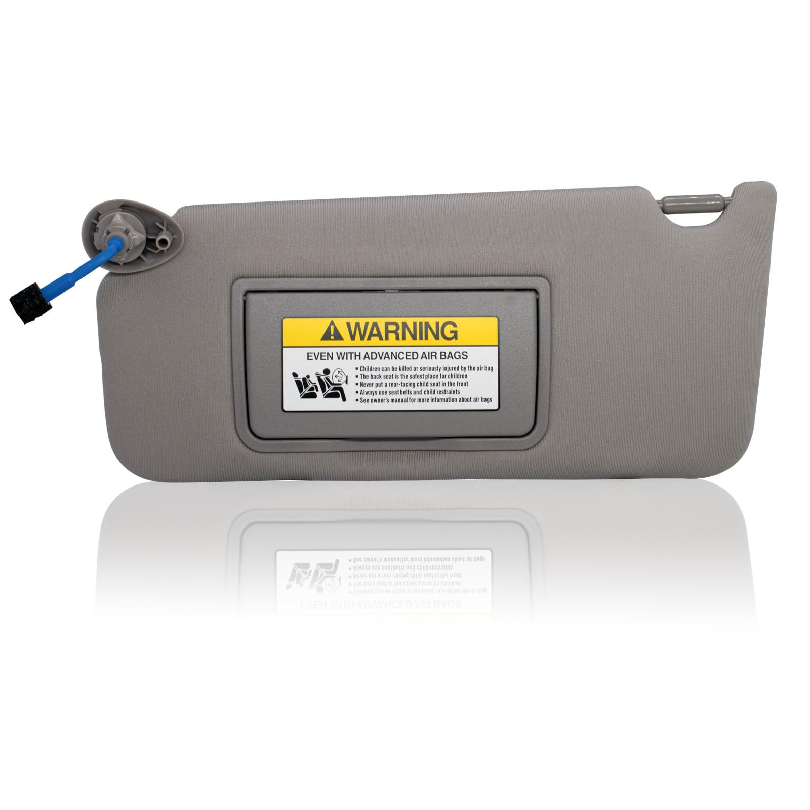 Nhiles Left Driver Side Sun Visor Compatible With Honda Accord 2008 2009 2010 2011 2012 2013 2014 2015 2016 2017 With Light Repl