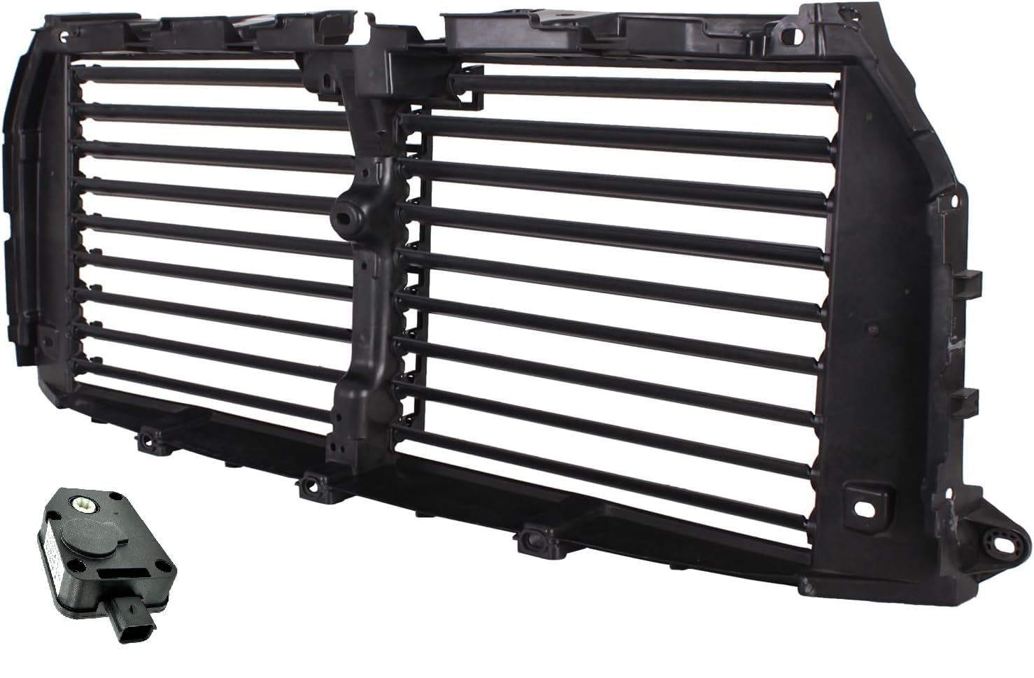 TYG (CAPA QUALITY) Active Grille Shutter For Ford F-150 Regular Cab/Extended Cab/Crew Cab 3.5L w/Skid Plate '18-'20/ Raptor '18-