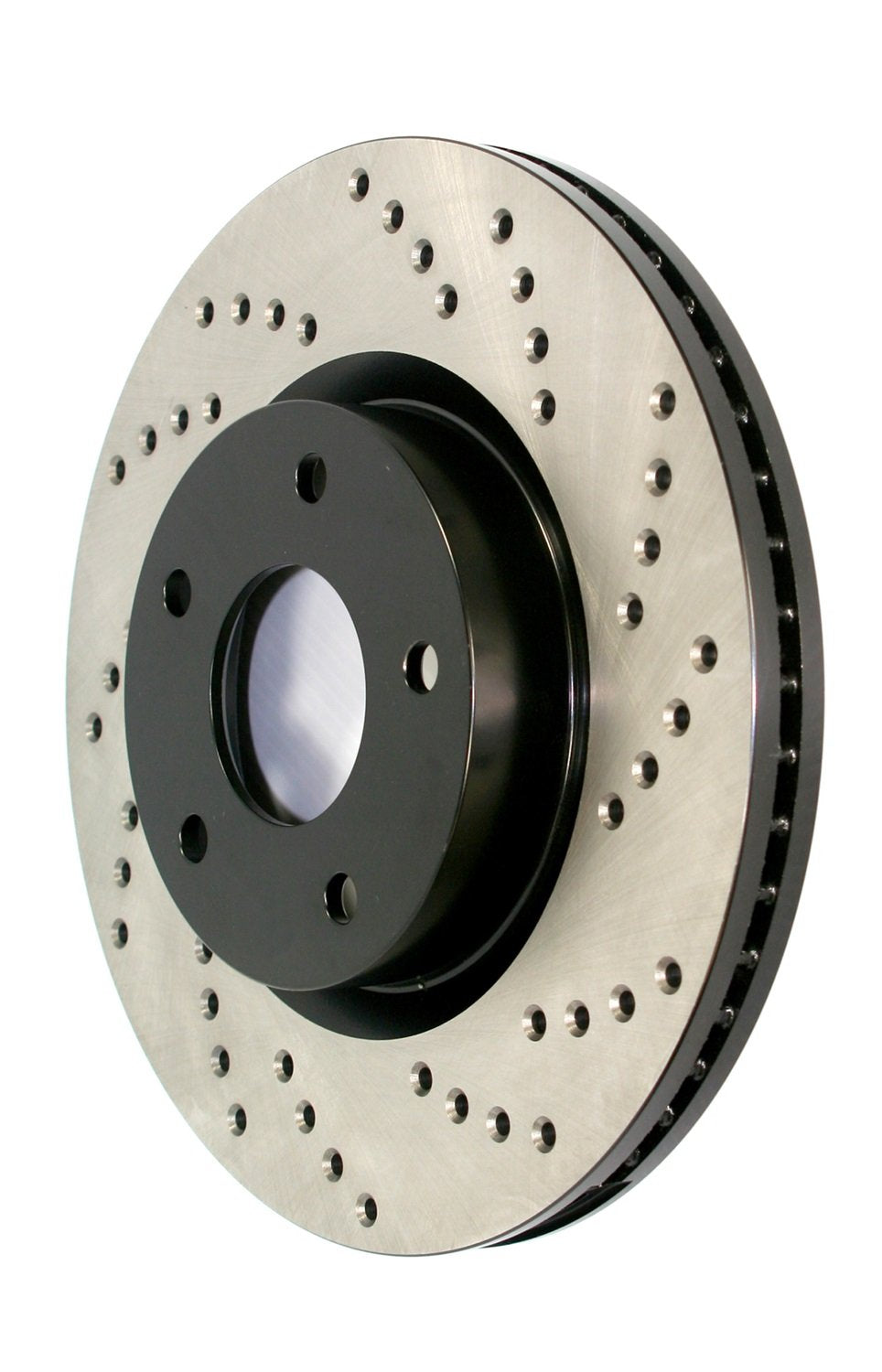 Stoptech 128.33127R Sport Cross Drilled Brake Rotor (Rear Right), 1 Pack