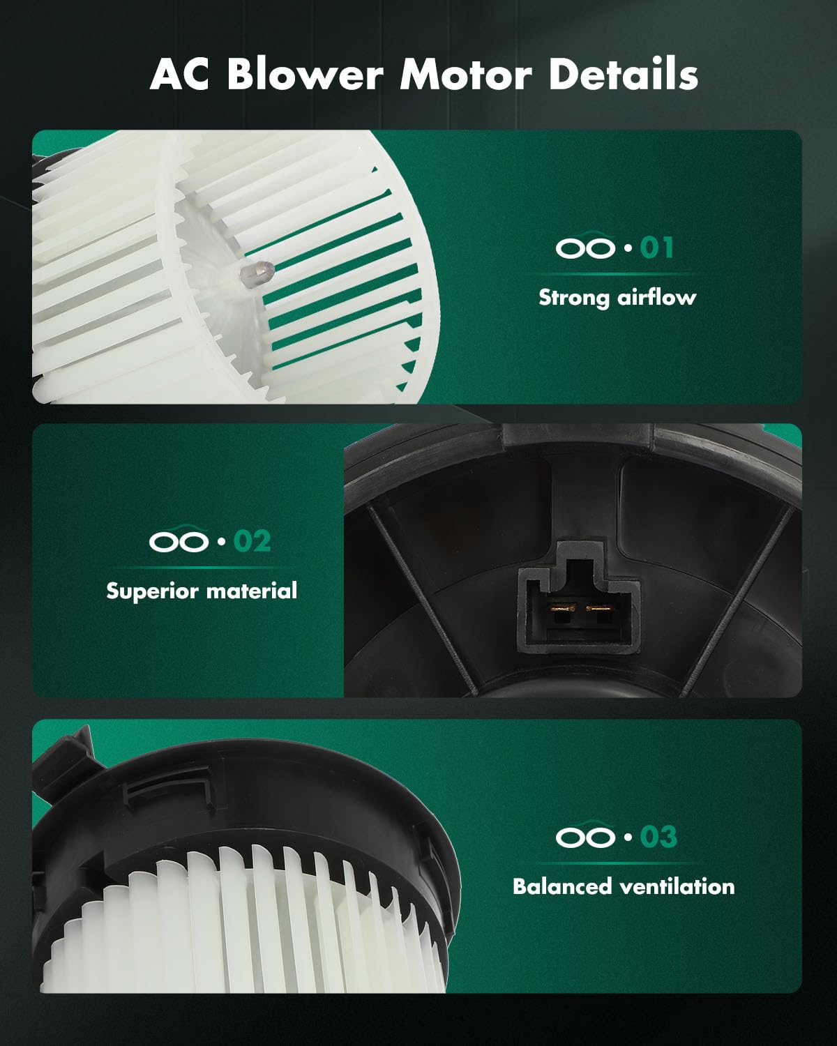 Scitoo 700256 Hvac Blower Motor With Fan Cage Fit For 2009-2014 For Nissan Cube,2011-2012 For Nissan Leaf,76952,Pm4035,272261Fc0