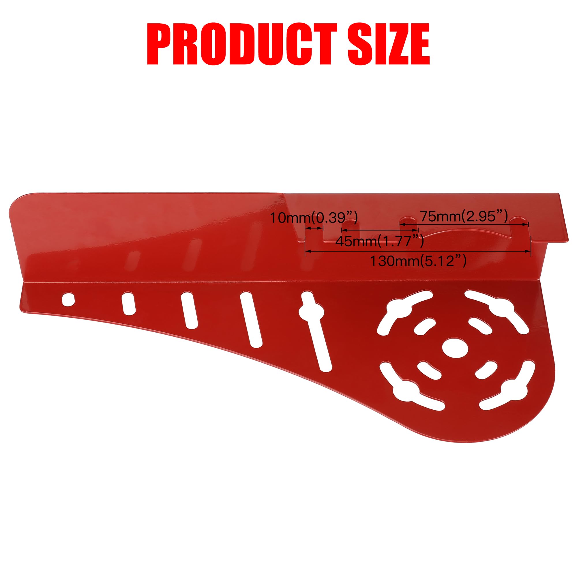 Grehua Mini Bike Chain Guard Clutch Cover For Predator 212Cc 79Cc 6.5Hp 7.0Hp Clone Engine Coleman Ct200U Bt200X Ct100U Baja Doodlebug Db30 Motovox Mbx10 Mbx11 Trailmaster Mb200 Minibike Parts Red
