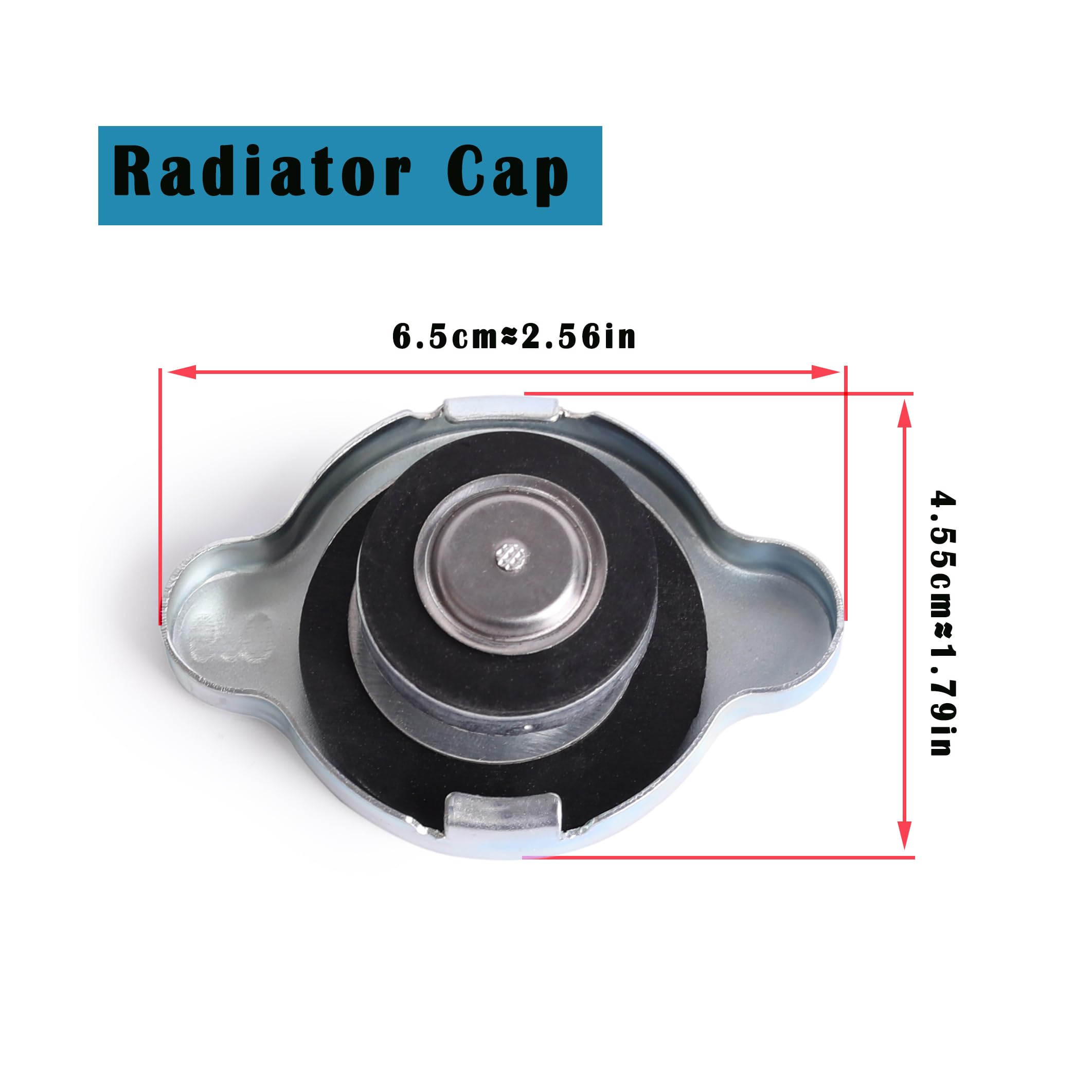 Radiator Cap Compatible with Mitsubishi Honda Toyota Mazda Nissan Opel Hyundai Suzuki Kia Daihatsu etc Models 16401-63010 16401-