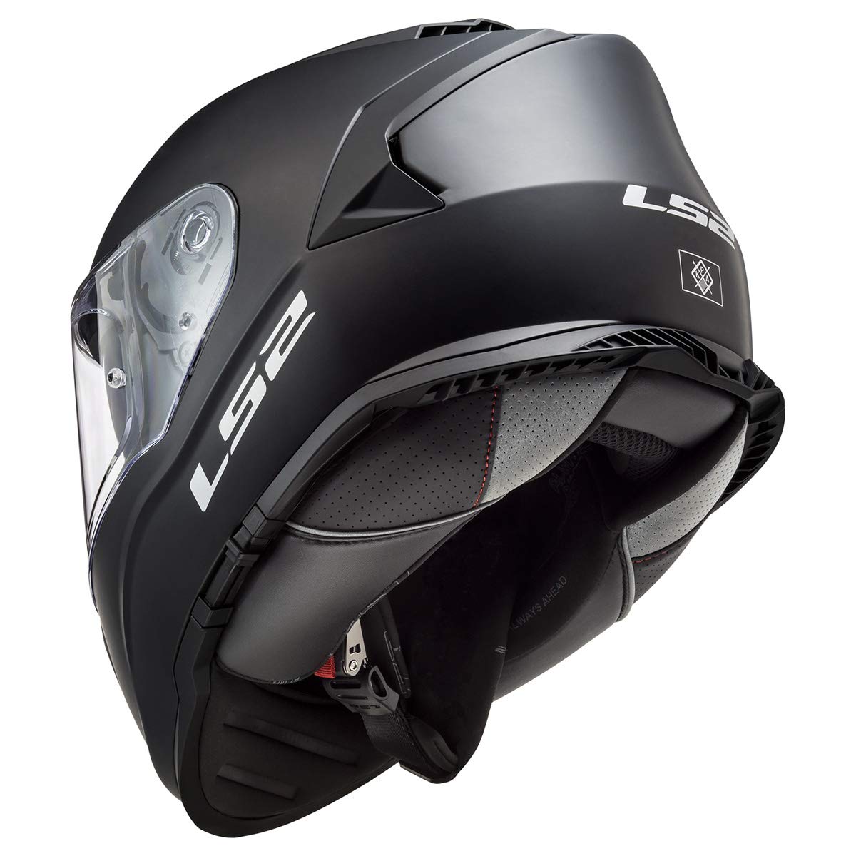 Ls2 Helmets Assault Full Face Motorcycle Helmet W/Sunshield (Matte Black - X-Small)