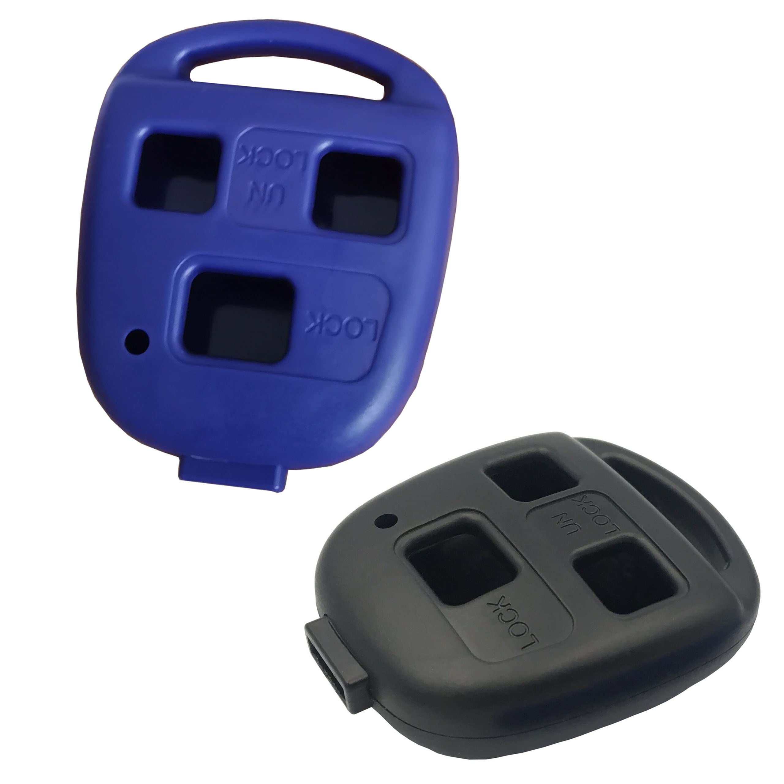 Qixiubia Replacement Keyless Entry Remote For Lexus Keys Housing With Screwdriver Fit For Lexus Gs300 Gs400 Gs430 Gx470 Is300 Ls400 Ls430 Lx470 Rx300 Rx330 Rx350 Rx400H Rx450H Sc430 Key Fob Case(2Pcs)