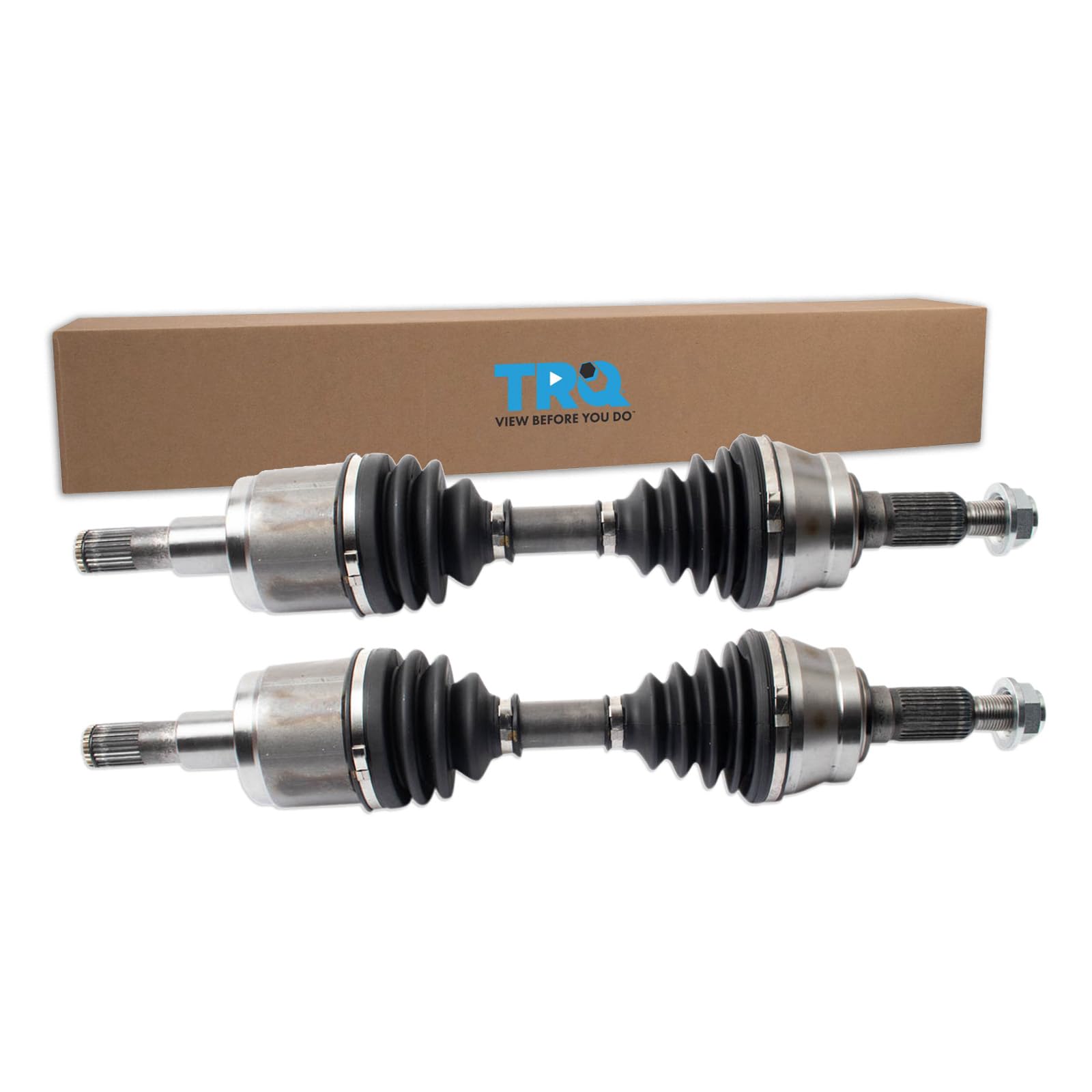 TRQ Front CV Axle Shaft Assembly Set Compatible with 15-21 Chevrolet Colorado GMC Canyon