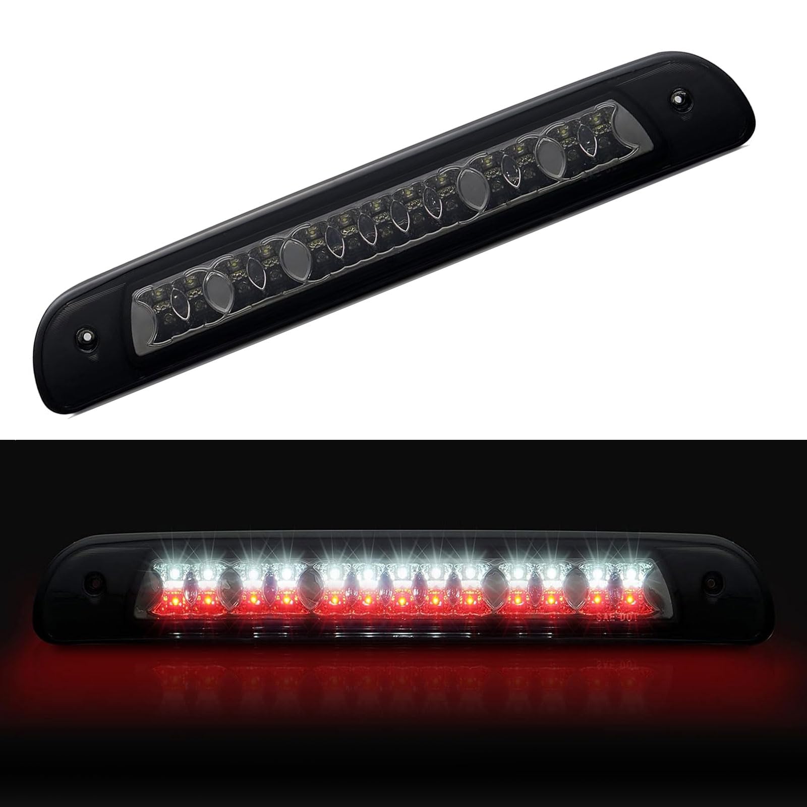 Cxdar Third 3Rd Brake Light, Led High Mount Stop Light Replacement For 2000 2001 2002 2003 2004 2005 2006 Toyota Tundra, Rear Ce