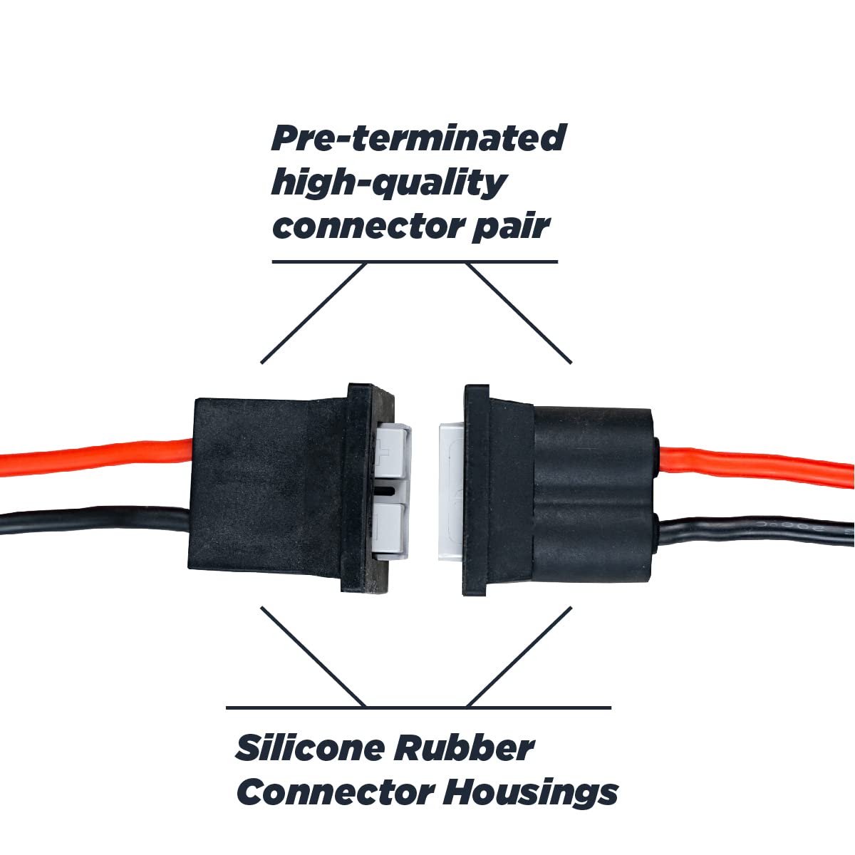 Newport Battery Quick Connect/Disconnect Connectors Terminals For Trolling Motor -Heavy Duty 8 Gauge Wire Marine Battery Accesso