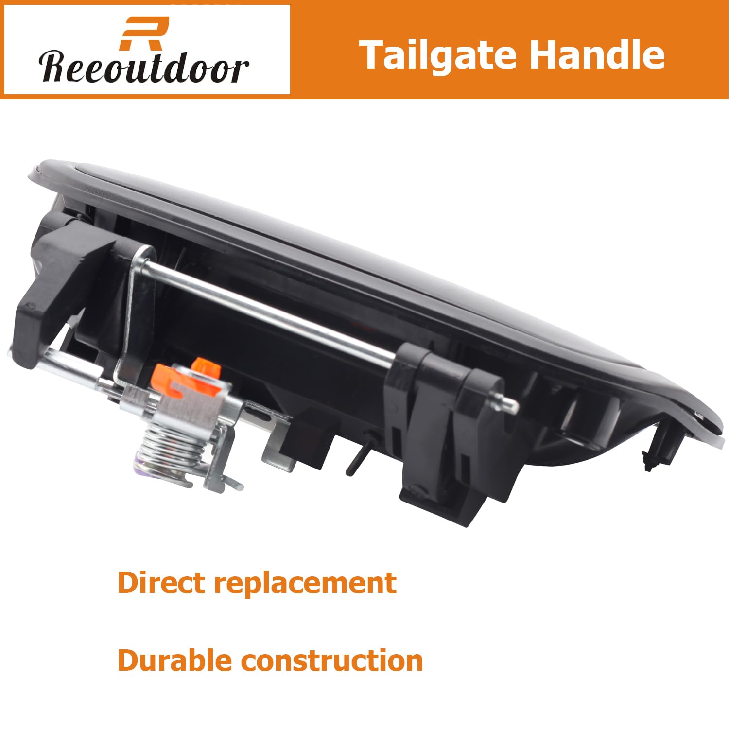 Reeoutdoor Tailgate Handle with Keyhole Compatible with 2000-2006 Tundra, Liftgate Latch Handle Replaces# 69090-0C010,690900C010