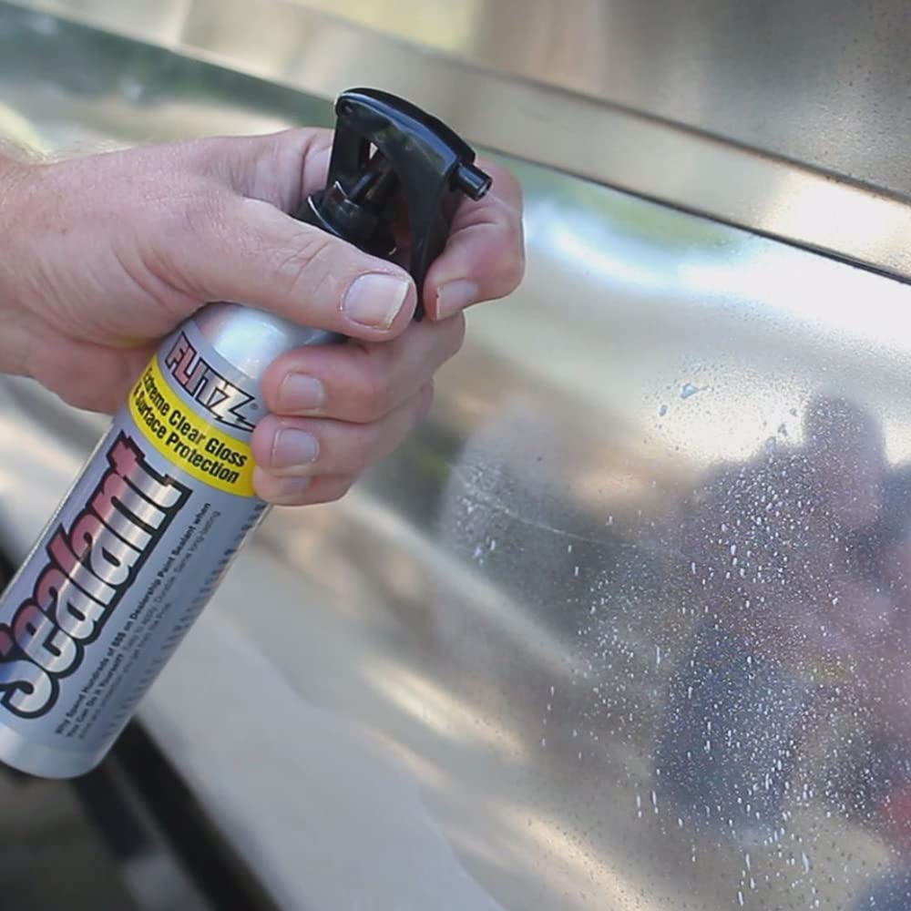 Flitz Ceramic Spray Sealant And Paint Protectant: Shine, Protect And Seal Clear Coat - Plastic, 1 Application Lasts Up To 12 Mon